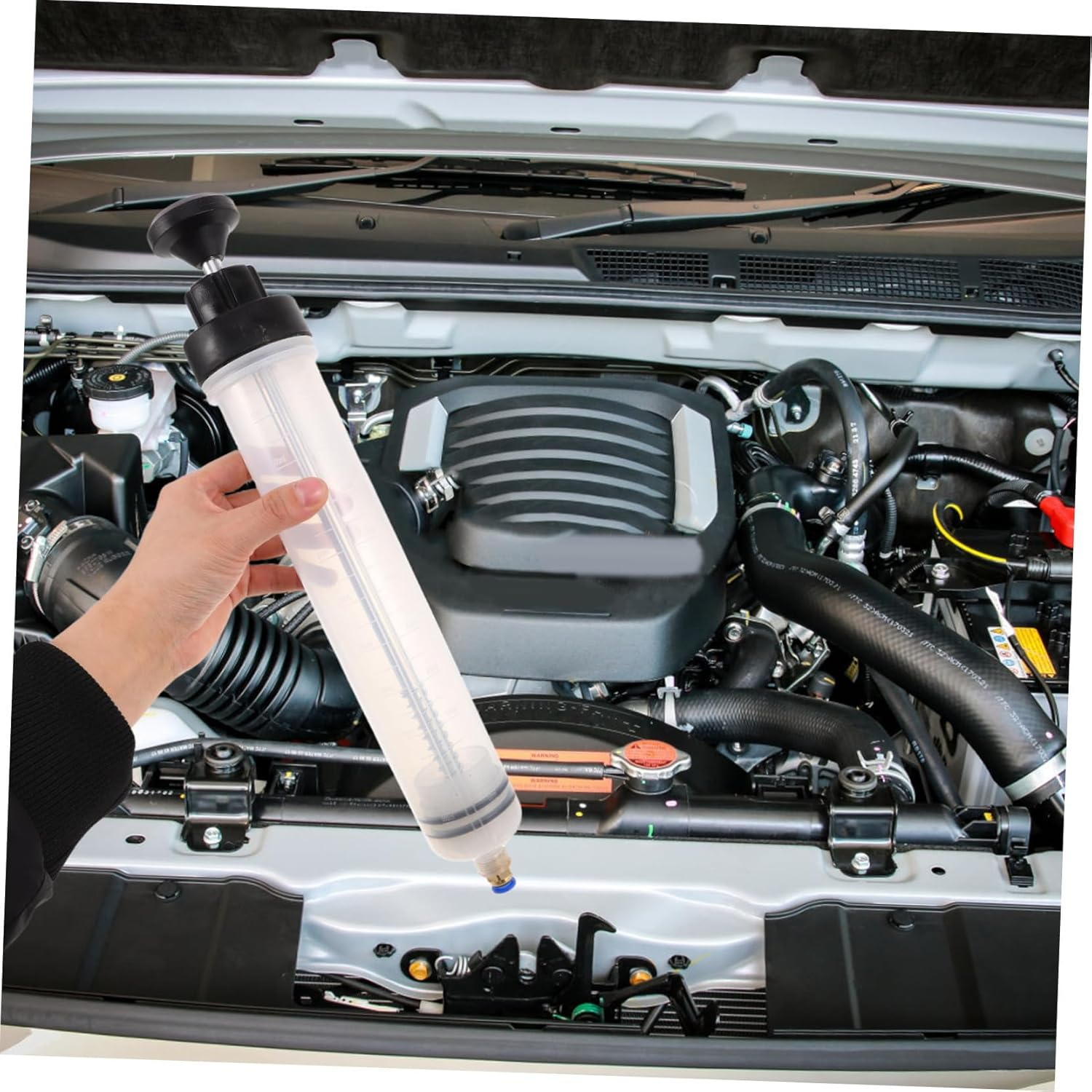 WEKADRIN 1Set Automotive Fluid Extractor Pump Manual Tool Versatile Oil Transfer Pump Fit for Various Vehicles image number 3