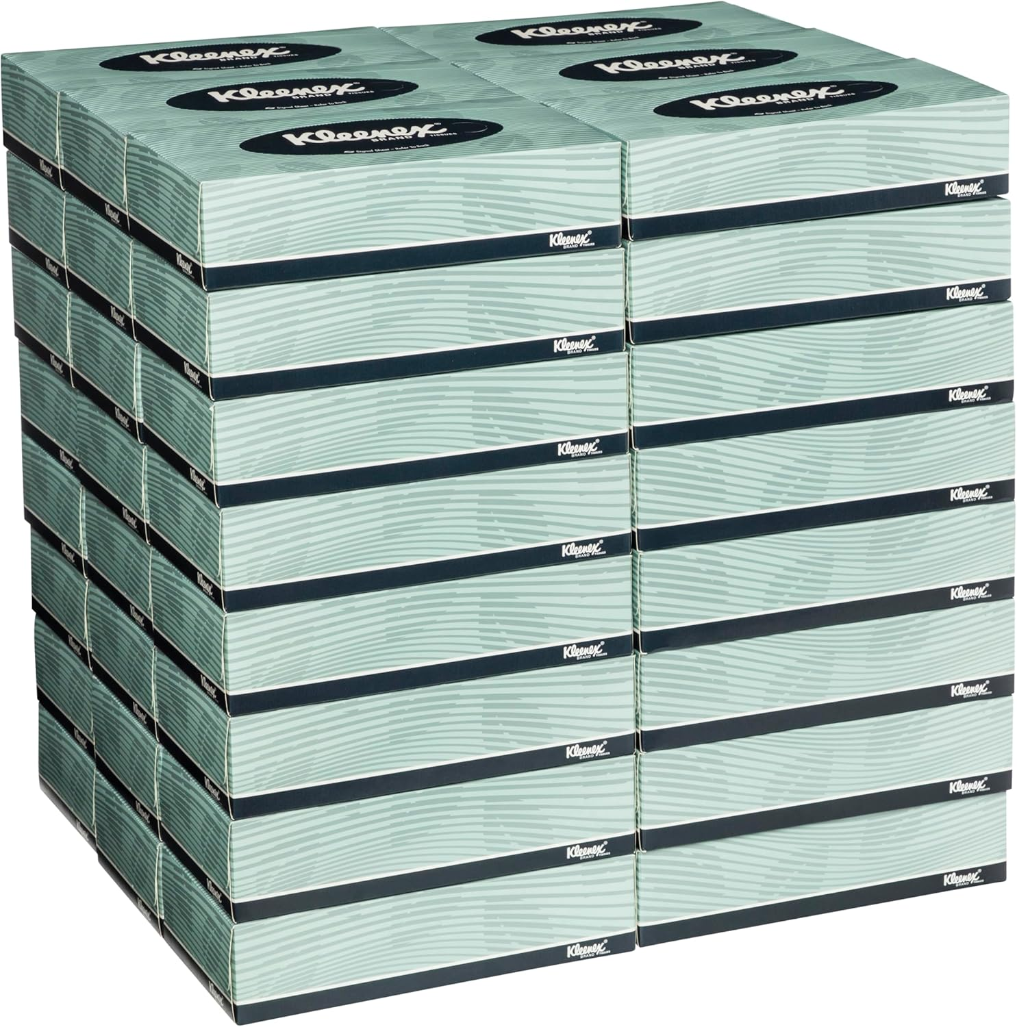 KLEENEX Facial Tissue Box (4720)- 2 Ply Flat Box Soft & High Absorbency Tissue - 48 Boxes/Case, 100 Tissues/Box (4,800 Tissues) image number 1