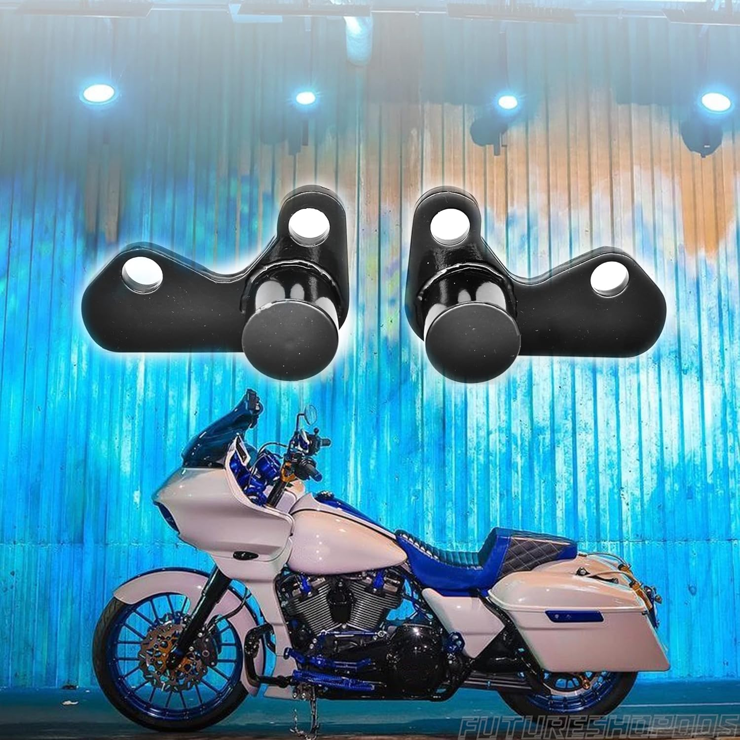 Fits 2022 Street Glide FLHX 02-21 Harley Lowering Kit for Touring Rear Shocks 17 Road Glide FLTRX 14 Ultra Limited FLHTK (02-22 up Touring Models) image number 6