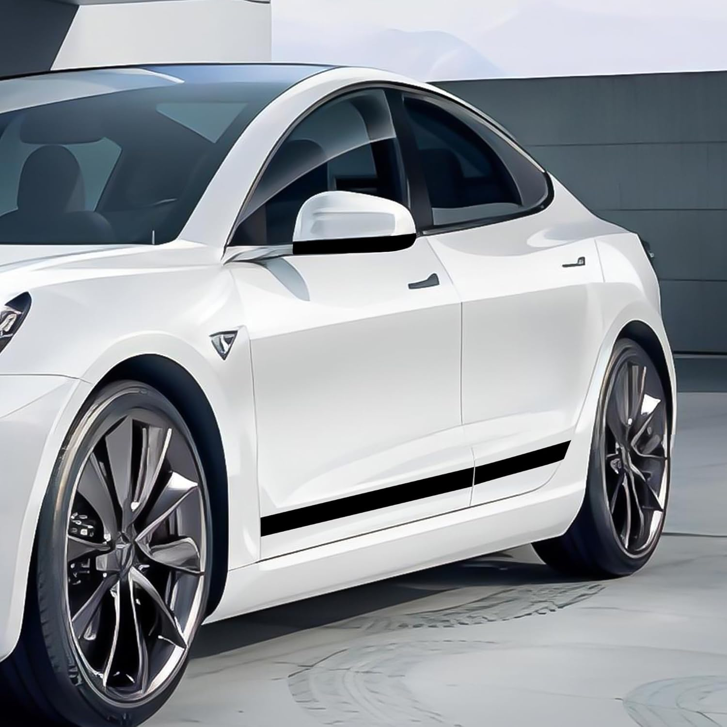 LZLRUN Free Tool Kit Satin Black Vinyl Wrap Kit for Black Out Chrome Delete Window Trim Door Trim (1Inches X 30Feet) image number 5