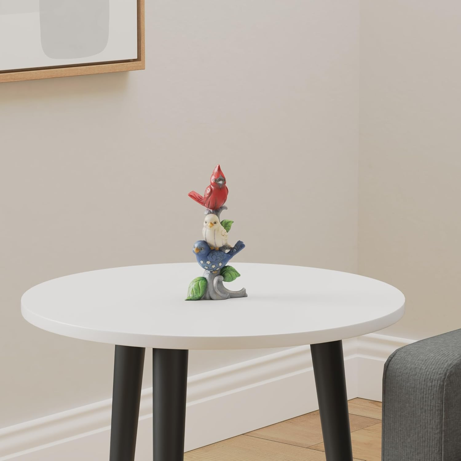 Enesco Jim Shore Heartwood Creek Patriotic Stacked Birds Figurine, 7.72", Multicolor image number 2