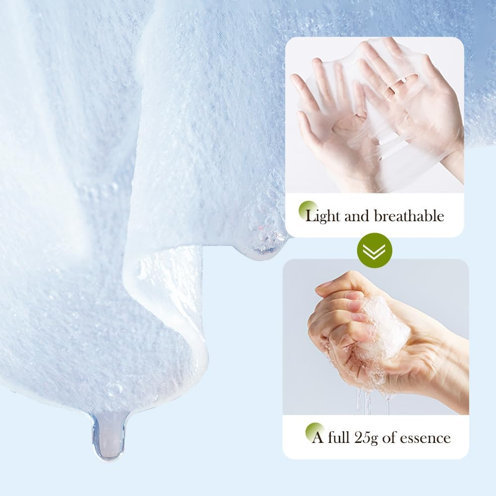 Facial Sheet Masks Set, 9 Pack, Fruit Extracts Collection, Nourishing & Moisturizing image number 2