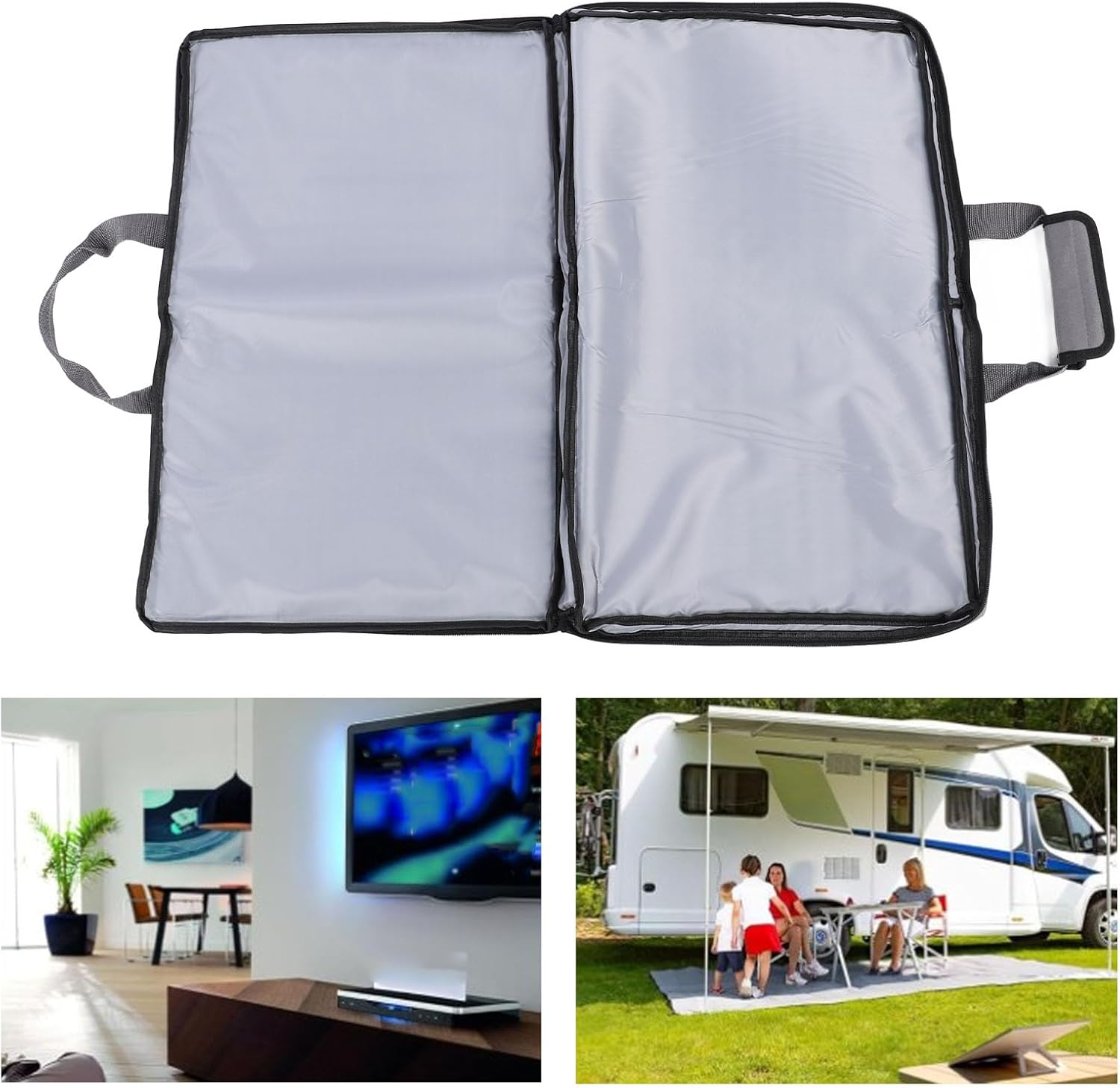 Starlink Gen 3 Satellite RV Carry Bag, Starlink Gen 3 Outdoor Travel Bag, Starlink Bag with Double Zipper for Starlink Gen 3 Accessories, Starlink Travel Case for Camping RV Trip