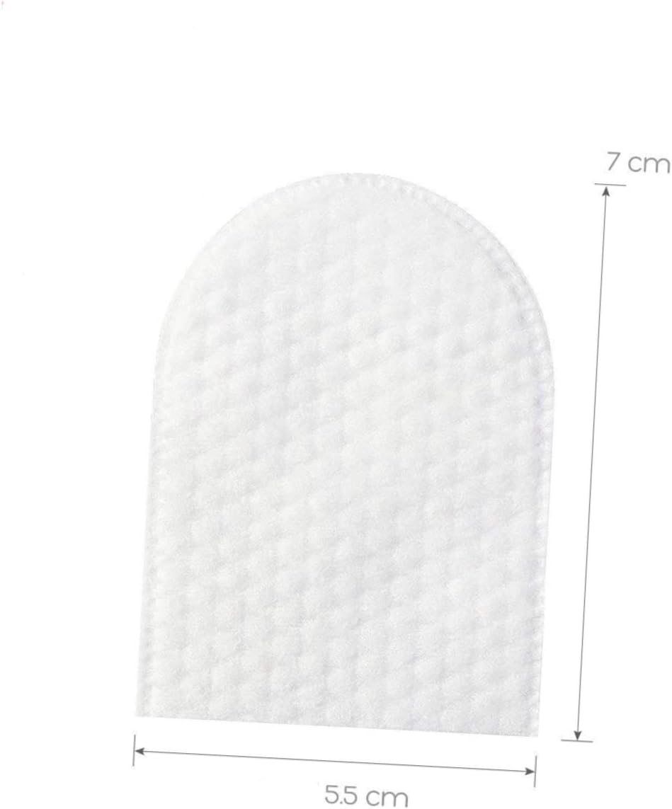 Healeved 240Pcs U-Shaped Pocket Cotton Pads Face Makeup Cleansing Pads Japanese Organic Cotton Makeup Remover Gentle for Skin Care image number 4