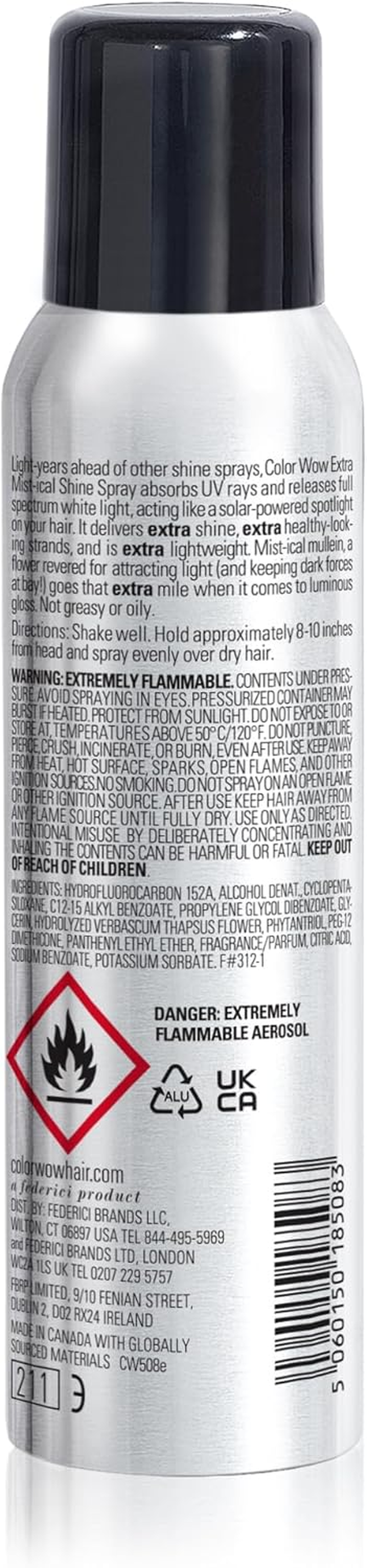 COLOR WOW EXTRA MISTICAL SHINE SPRAY 162ML image number 6