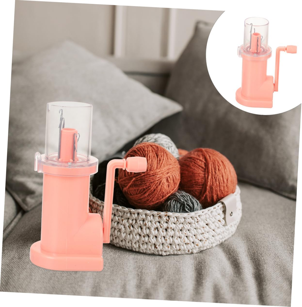 DOITOOL 2 Set Manual Handheld Braiding Tool Portable DIY Hand Knitting Weaving Machine for Beginners Precise Spiral Knot and Fishtail Braid Maker Compact Household Crafting Device With image number 1