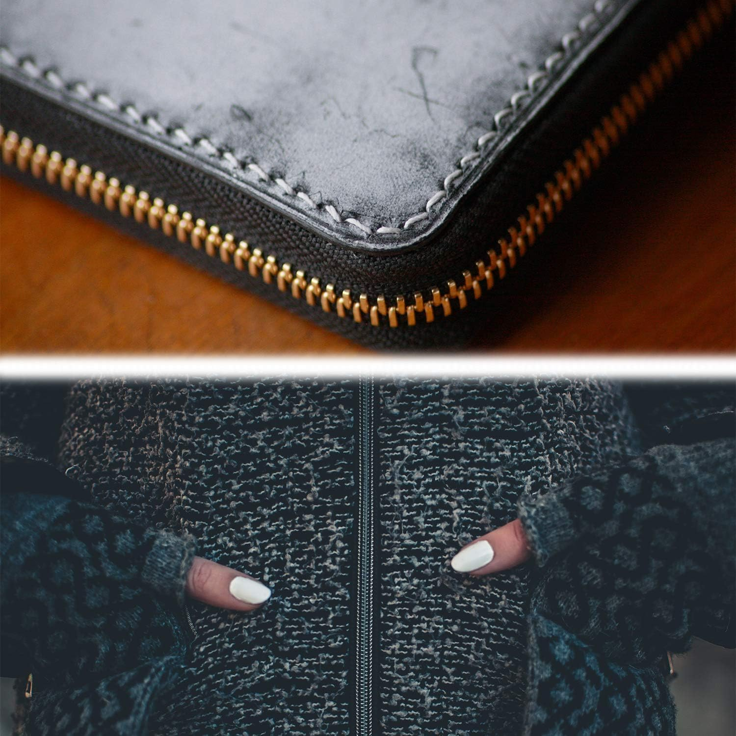 LUTER 50 Yard Twill Tape Ribbon, Herringbone Tape Ribbon Natural Cotton Webbing Tape Bias Binding Tape for DIY Crafts Sewing Supplies (Black, 1/2 Inch) image number 1