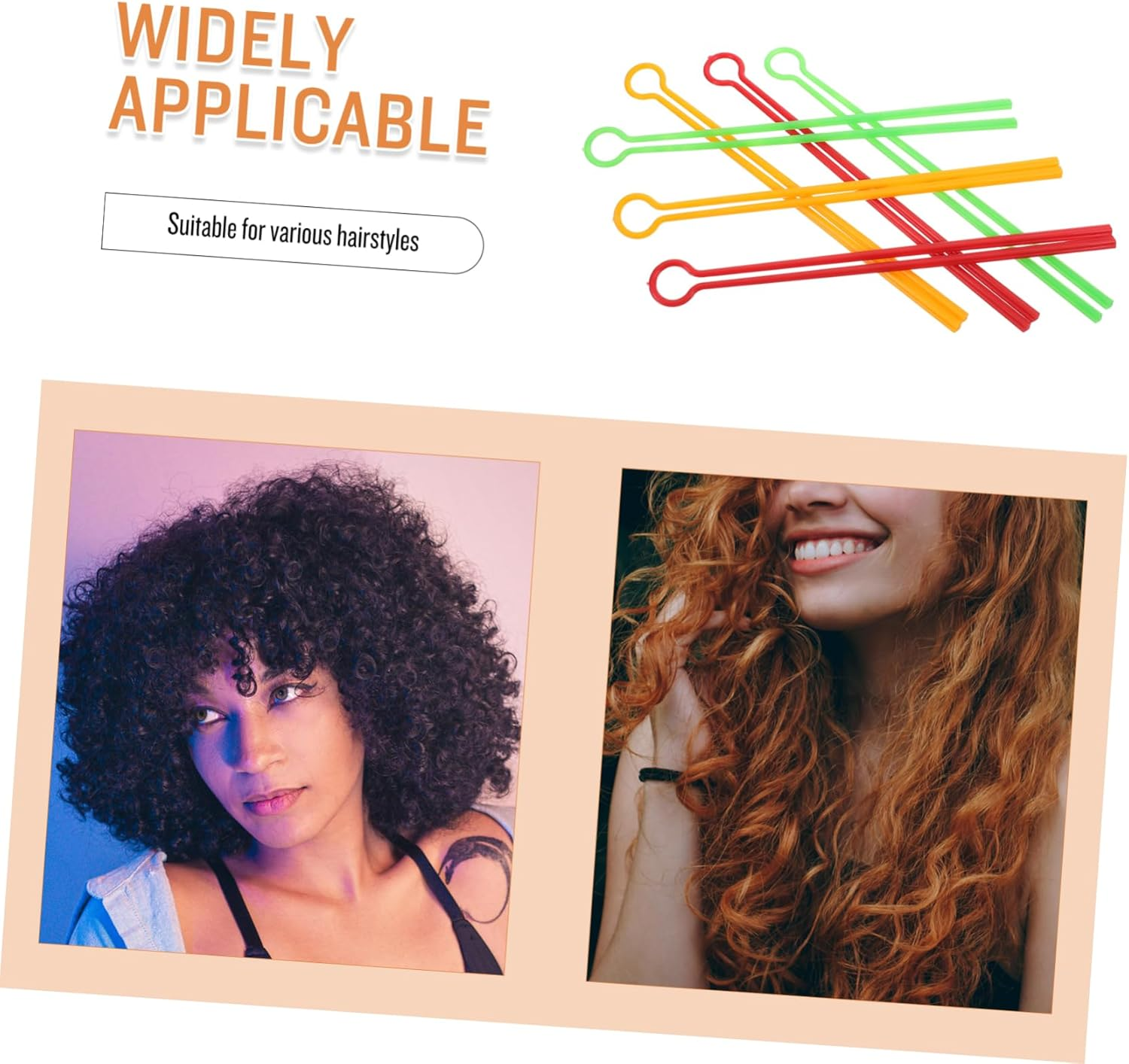 HAKIDZEL 35Pcs Hair Curlers Perm for Women Long Hair Curling Rollers Tools Styling Kit image number 6