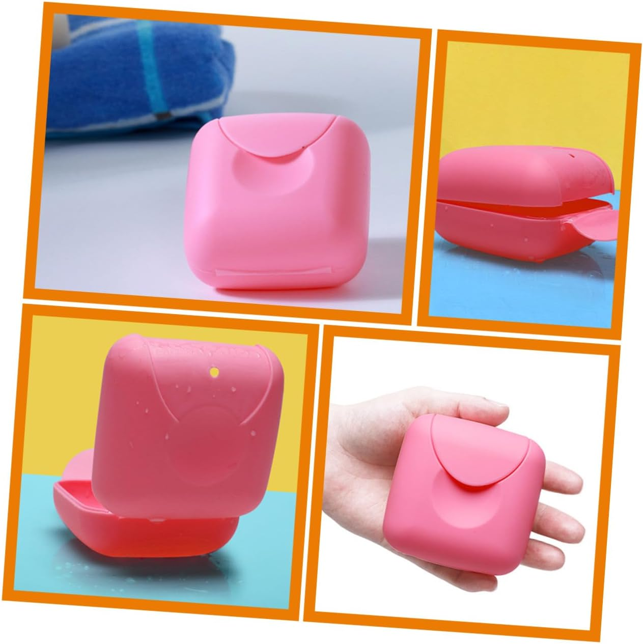 ARTSEWPLY 2Pcs Reusable Period Holder Case Portable Organizer for Travel Dustproof Storage Box Lightweight and Convenient Carrying for Women image number 4