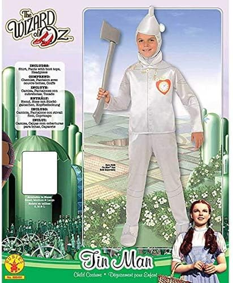 Tin Man Deluxe Costume for Kids - Warner Bros the Wizard of Oz image number 5