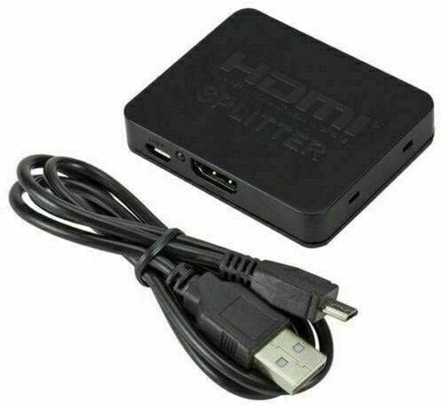 HDMI Splitter Amplifier 1 in 2 Out Video Duplicator 4K Full HD 3D Foxtel DVD image number 5