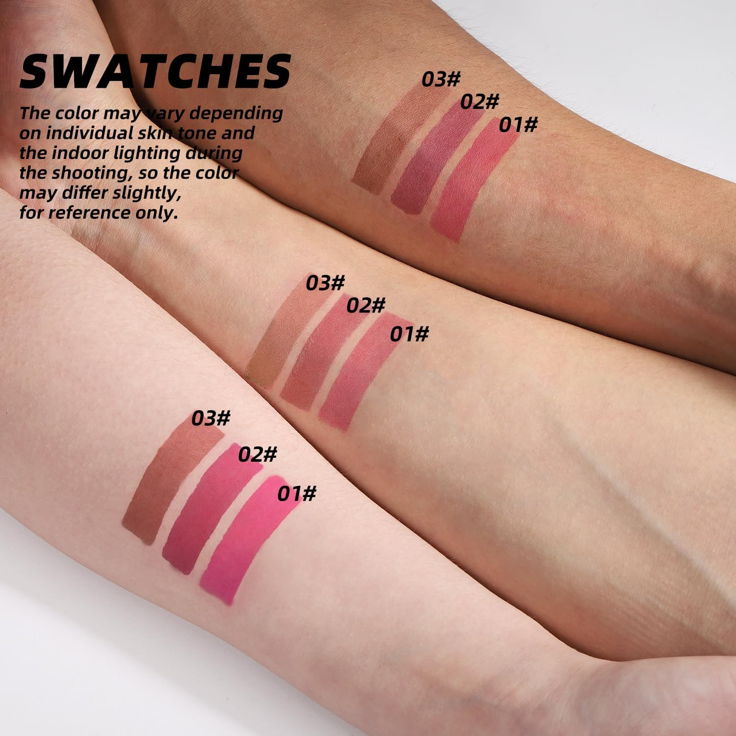 3 Color Peel off Lip Stain Kit Waterproof Matte Lip Tint with Non Stick Cup Technology Long-Lasting Transfer Proof Lip Liner Highly Pigmented Lip Gloss for Women image number 6