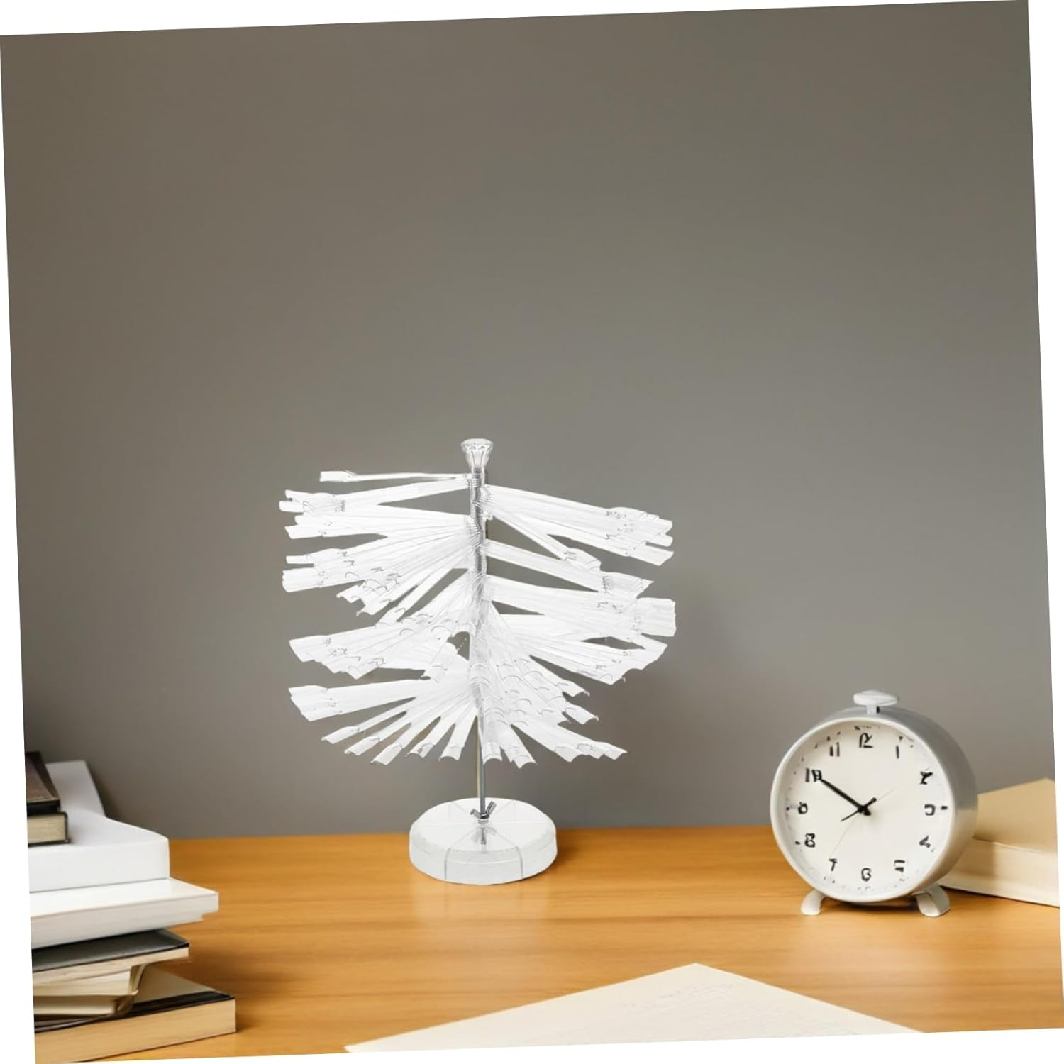 Minkissy Nail Art Display Stand Spiral Nail Art Chart Gel Polish Spiral Rack Sturdy for Salon - Beige image number 5