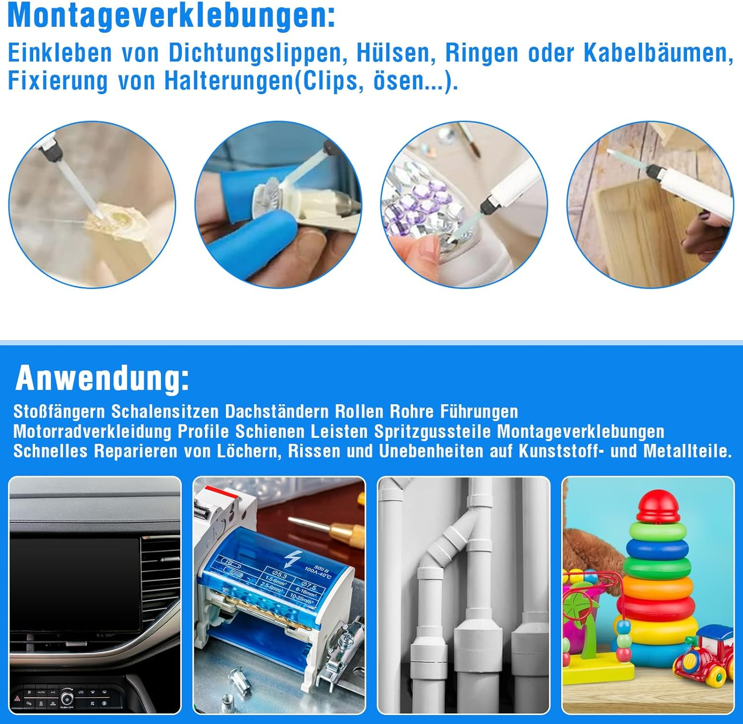 50 Ml AB Epoxy Glue Gun Handle Glue Mixed Dosing Gun for Mixing (2 Components 1:1 50 Ml) image number 6