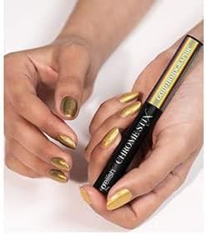 Gelish Gold Holographic Chrome Stix, 5 G - Multicolor image number 3