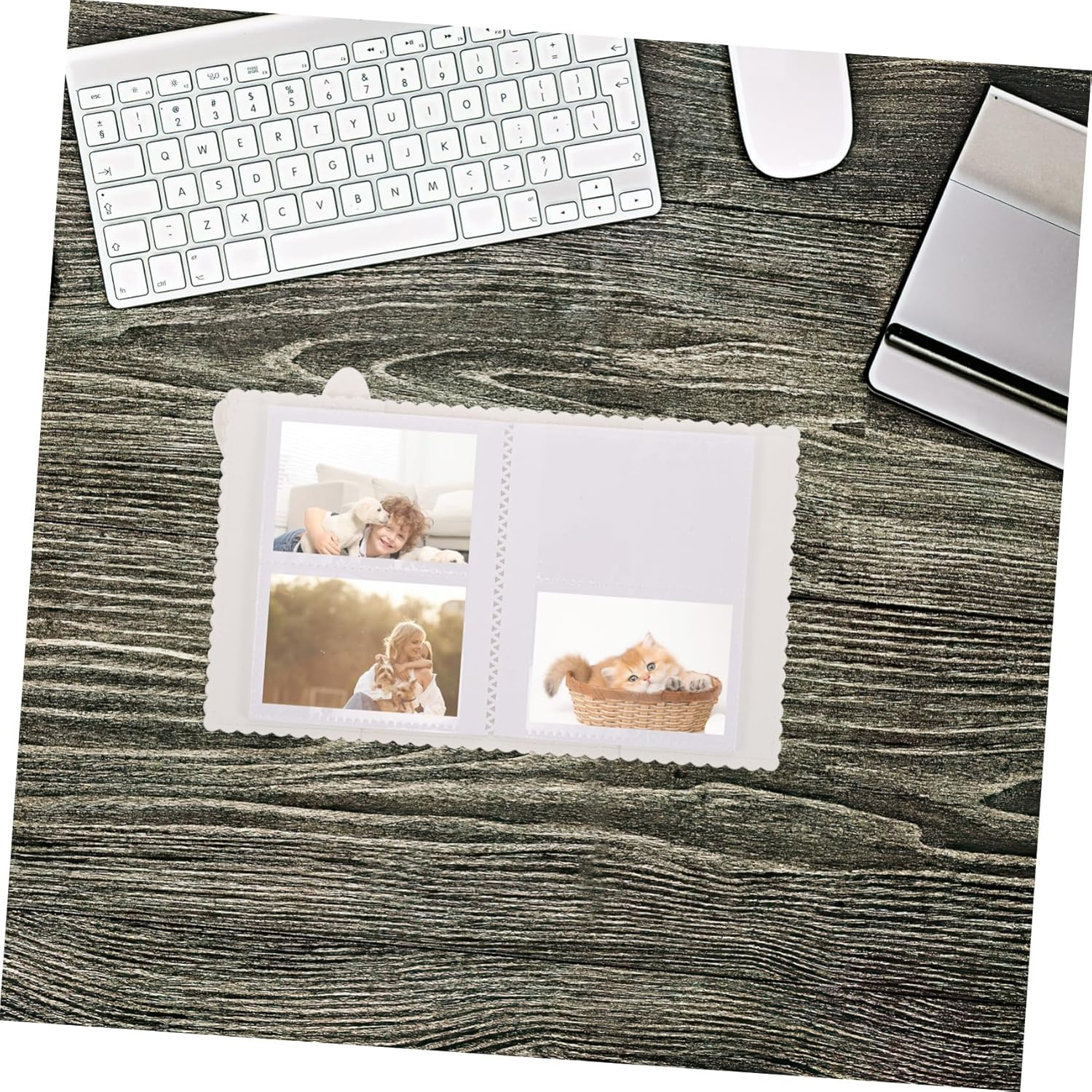 Sosoport Adorable Photo Album for Mini Scrapbook for First Photos Travel Memories Keepsakes Compact Design for Organization