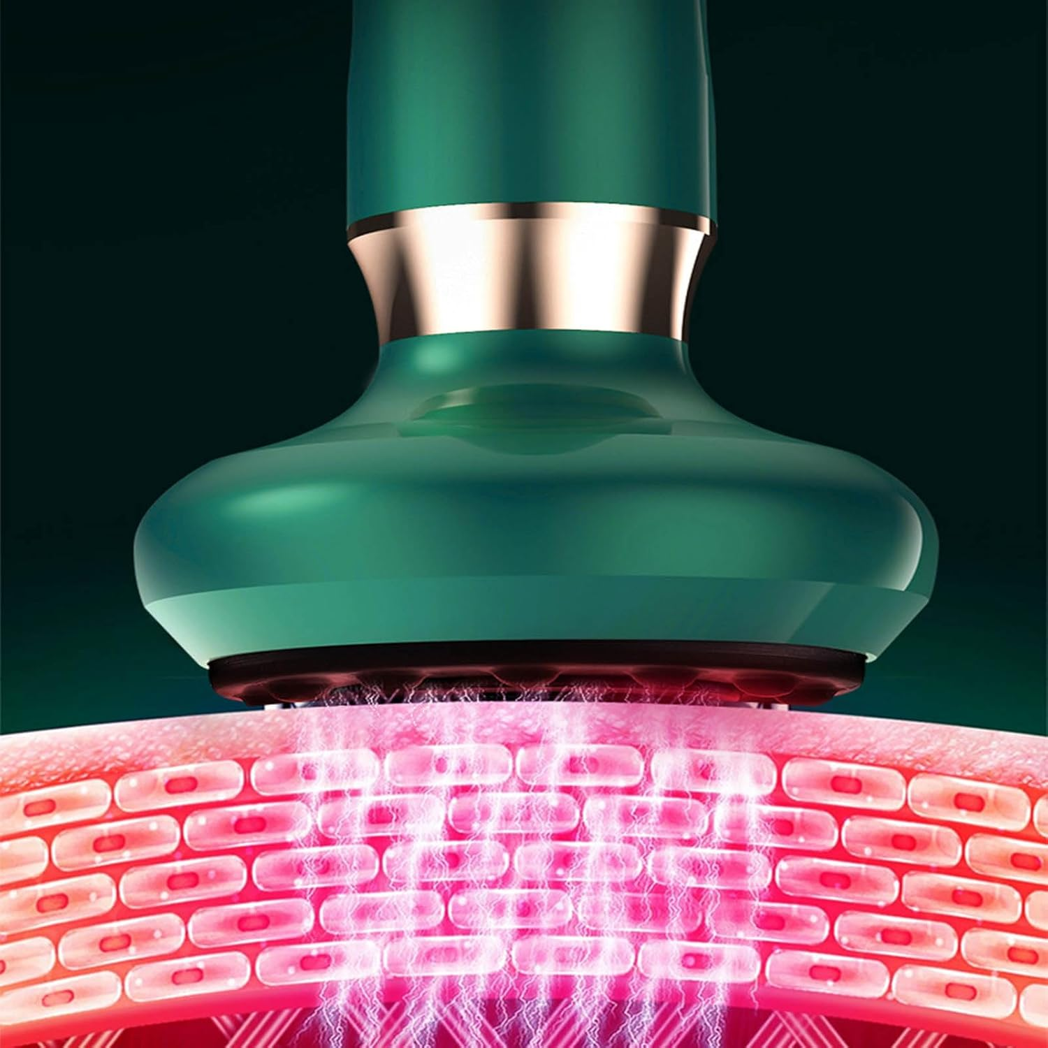 Bluile Cellulite Massager, Bluile anti Cellulite Massager, Handheld Cellulite Massager, Rechargeable & Cordless Anti-Cellulite Massager, Bluile Cellulite Popper (Red Light,Green) image number 7