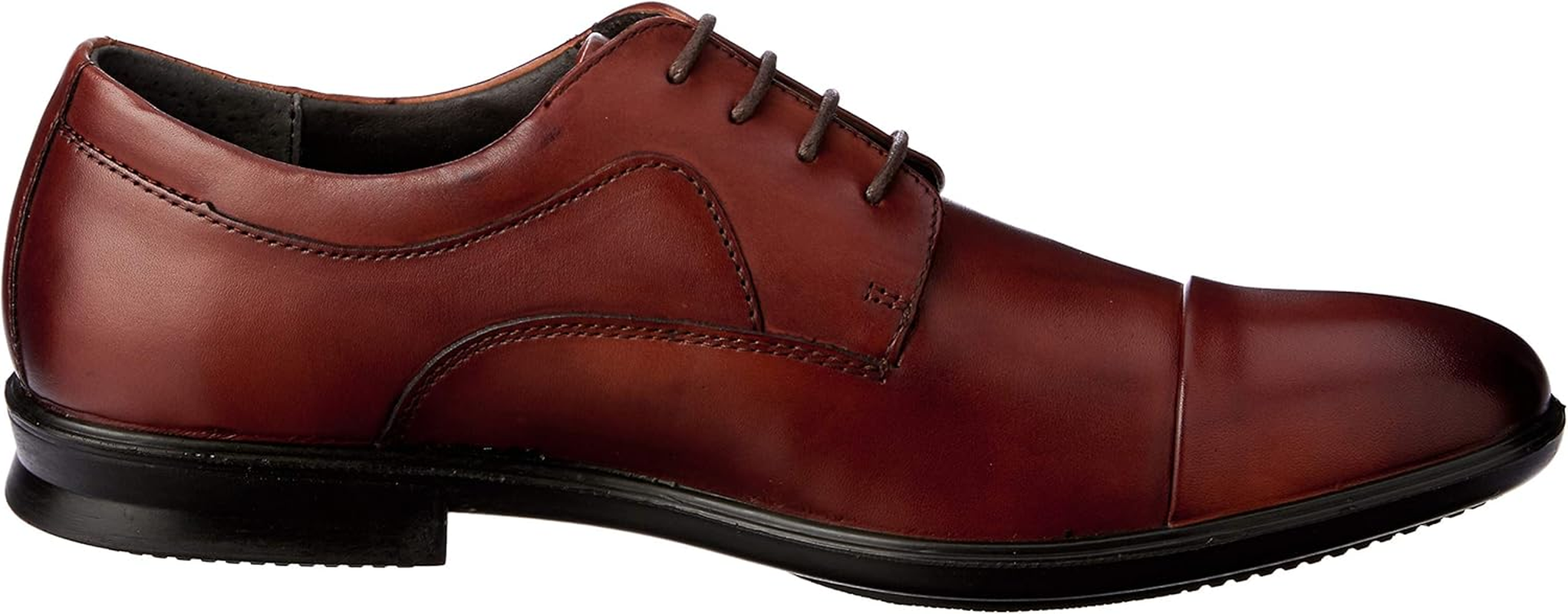 Hush Puppies Men'S Cain Dress Shoe, Tan Burnish, UK 12/US 13 image number 4