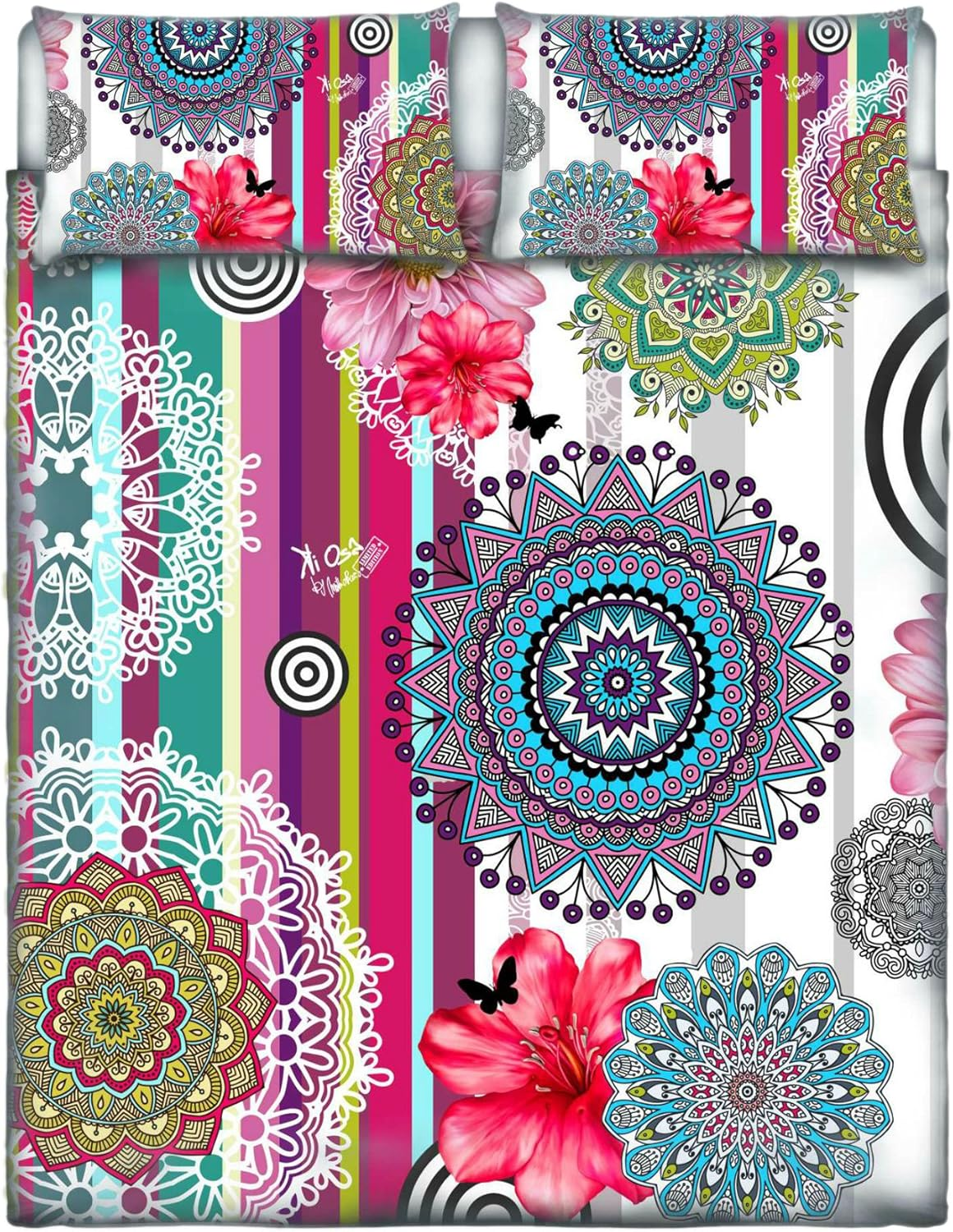 Ki-Osa by Matteo Bosio Double Duvet Cover Set 250 X 200 Cm Multicoloured 250 X 200 Cm Multicoloured 2