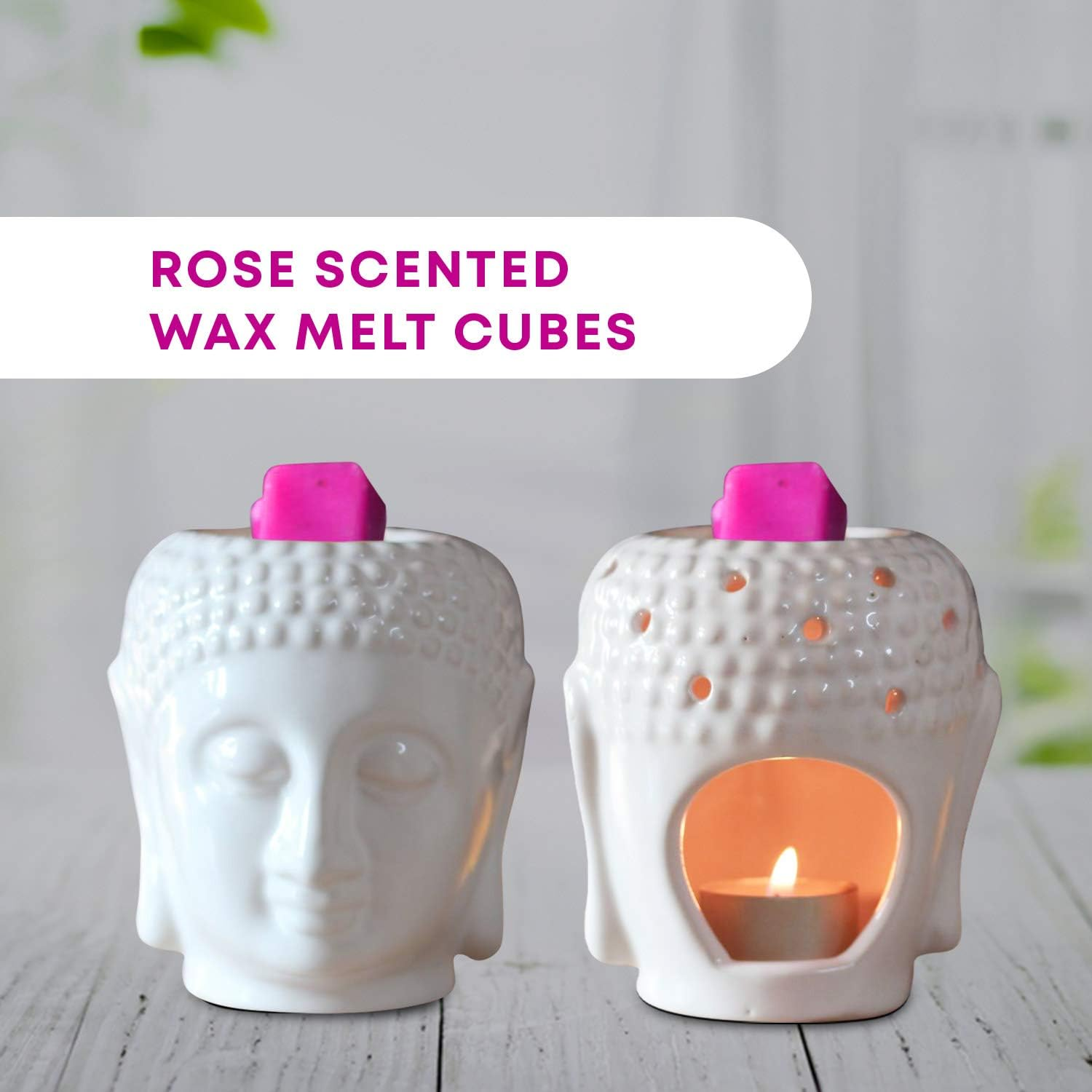 Auradecor Wax Melt Tarts Rich Premium Fragrance Rose(90 Gm) image number 5