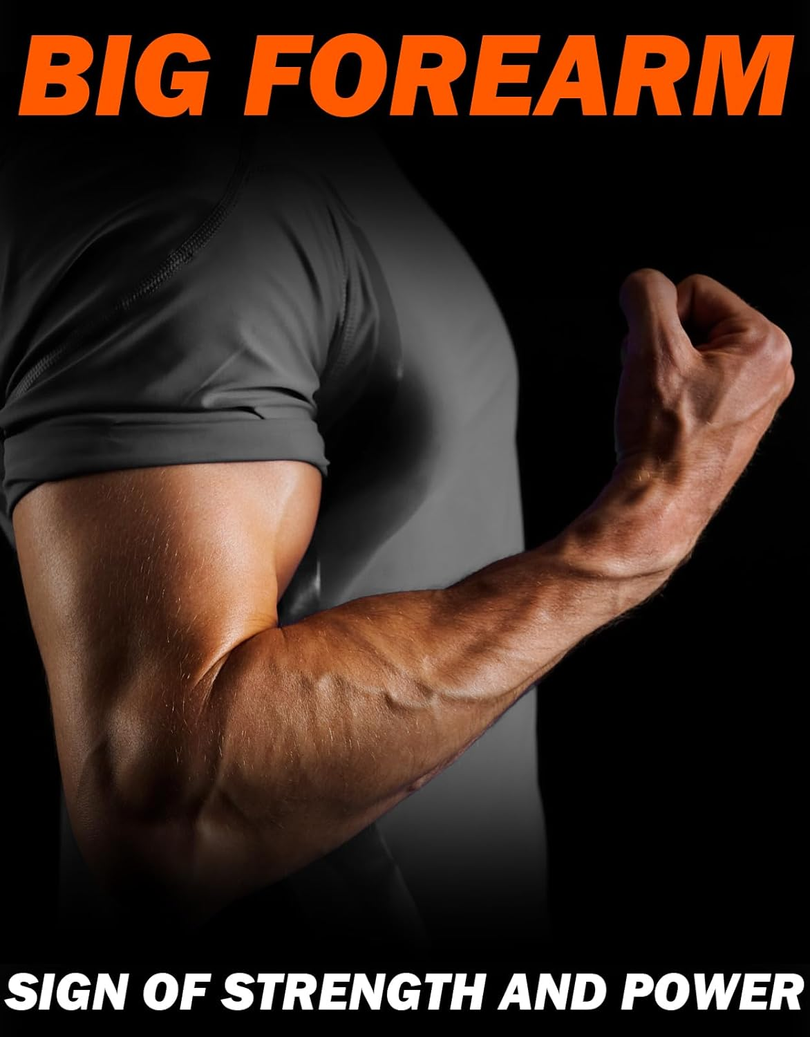 Wrist and Forearm Exerciser, Suitable for 2-Inch Weight Plates, with Collar, Arm and Wrist Strengthening, Forearm Trainer image number 3