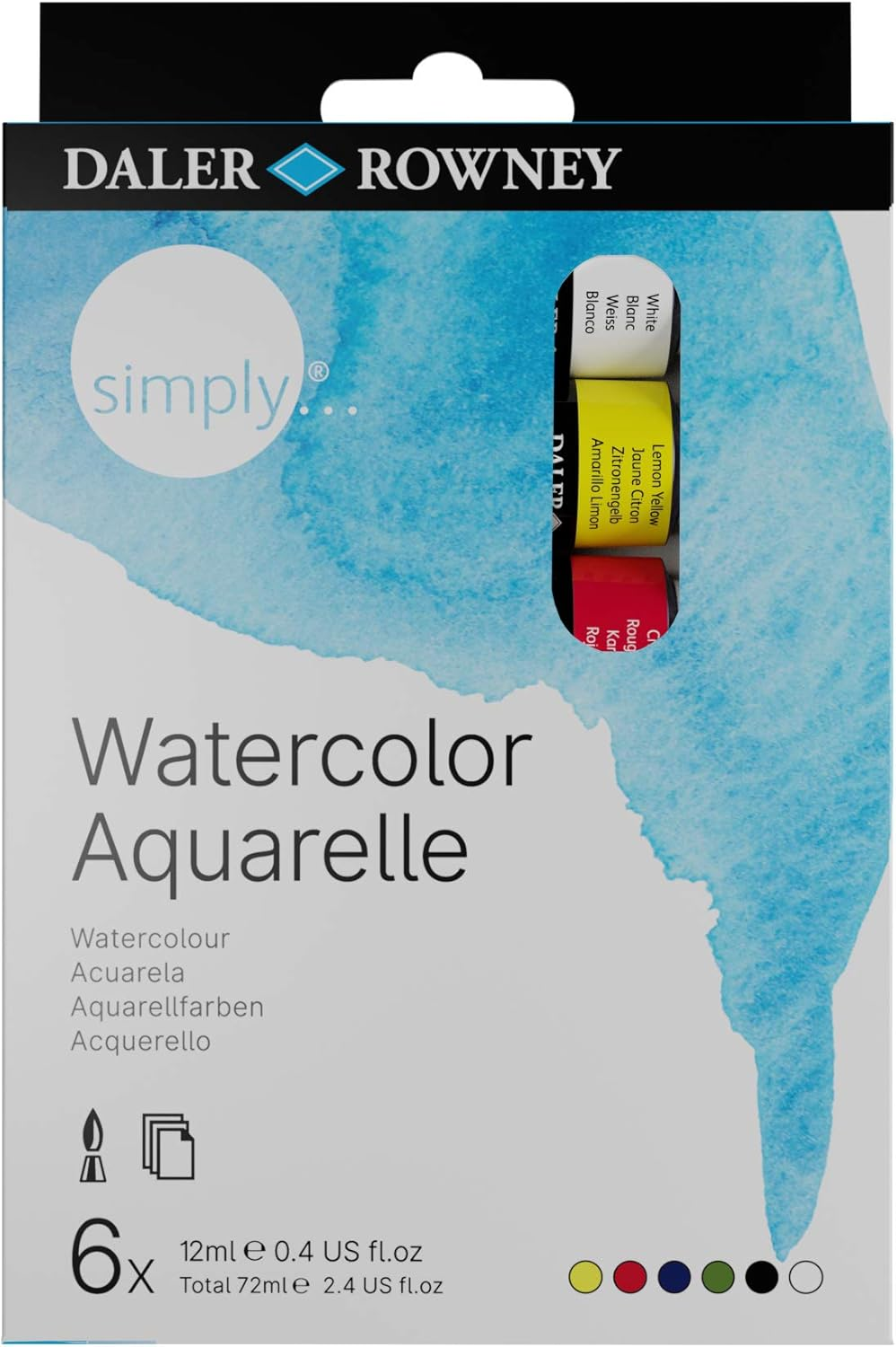 Simply Watercolour 6X12Ml Set