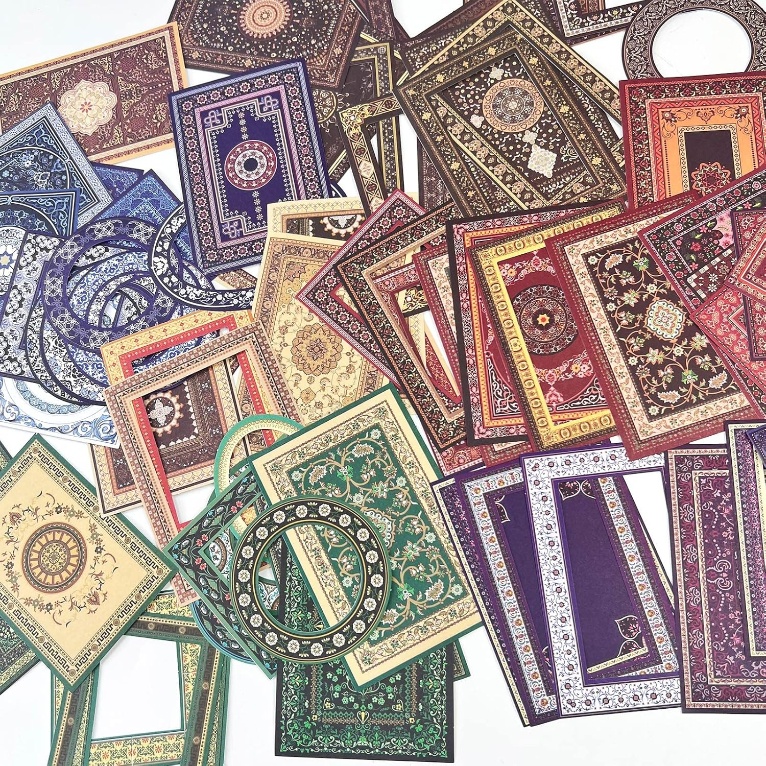 180 PCS Vintage Scrapbook Stickers Scrapbooking Aesthetic Sticker Set Clock Key Door Bottle Series Retro DIY Sticker for Bullet Journal Art Scrapbooking Diary Card Craft Album Notebook Stationery