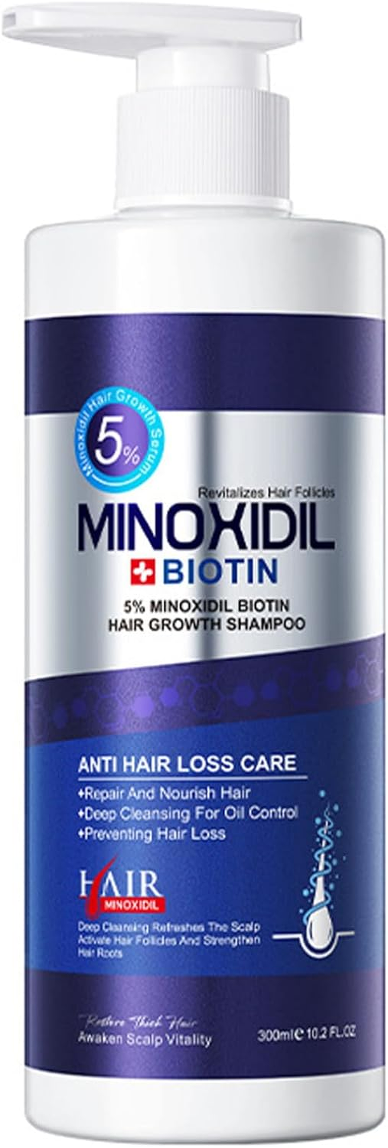 Yhong Cleansing Shampoo for Fine or Oily Hair - Adds Body and Resilience - Unisex Formula Blue One Size image number 6