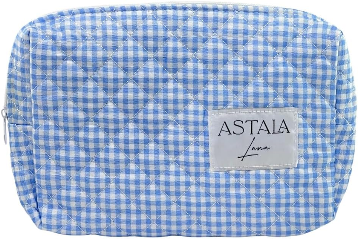 Astala Luna Cosmetic Travel Case - Blue, White image number 4