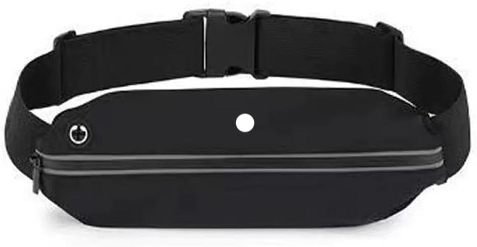 Lianjia Running Belt with Waterproof Bounce，Adjustable Waterpro for Phone Holder Runners Belt, Slim and Money Belt for Women and Men Running Bag, Apply to Fitness, Hiking Traveling (Black image number 5