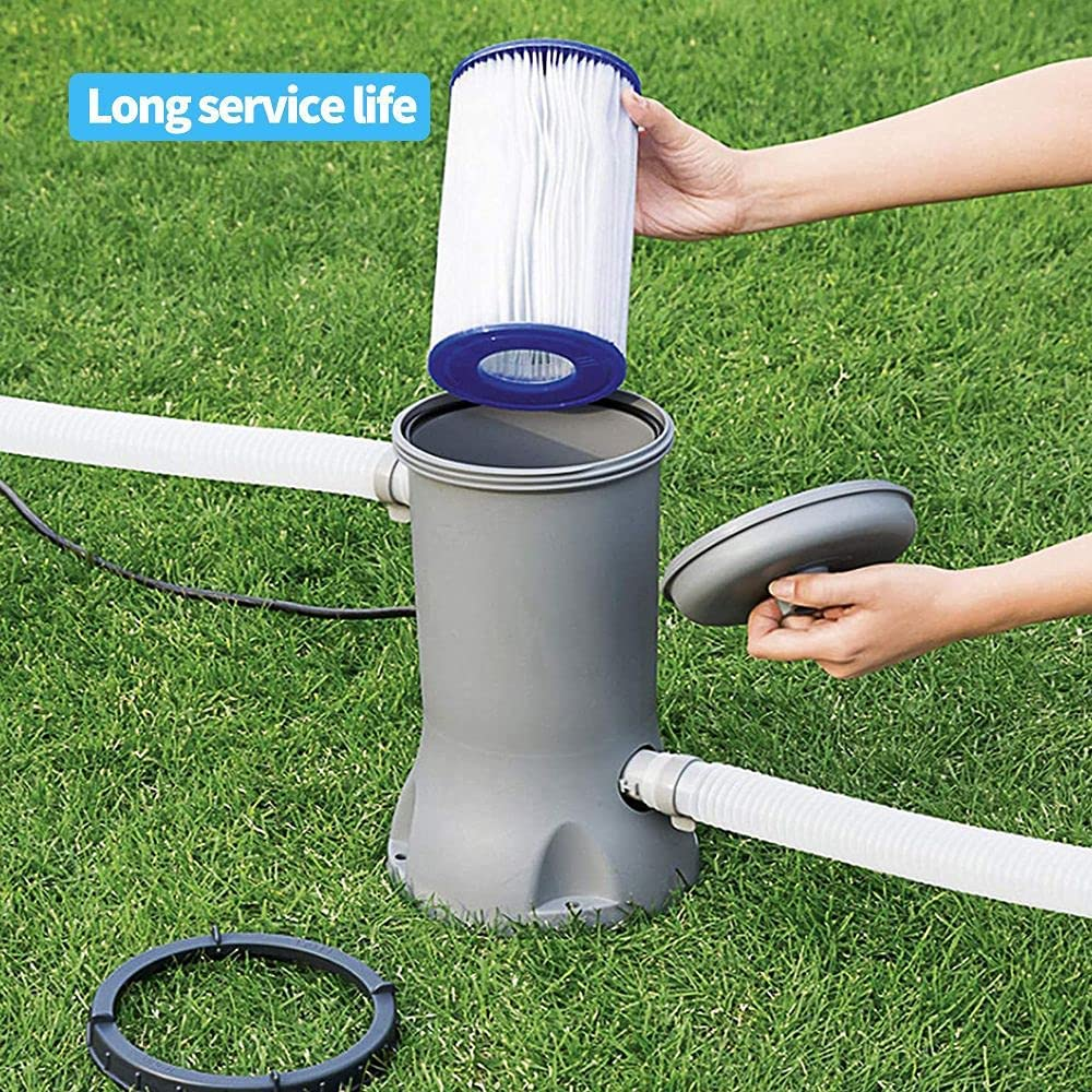 Replacement Set for Intex Swimming Pool Filter Cartridge Type a 29002 (2 Filters) image number 1