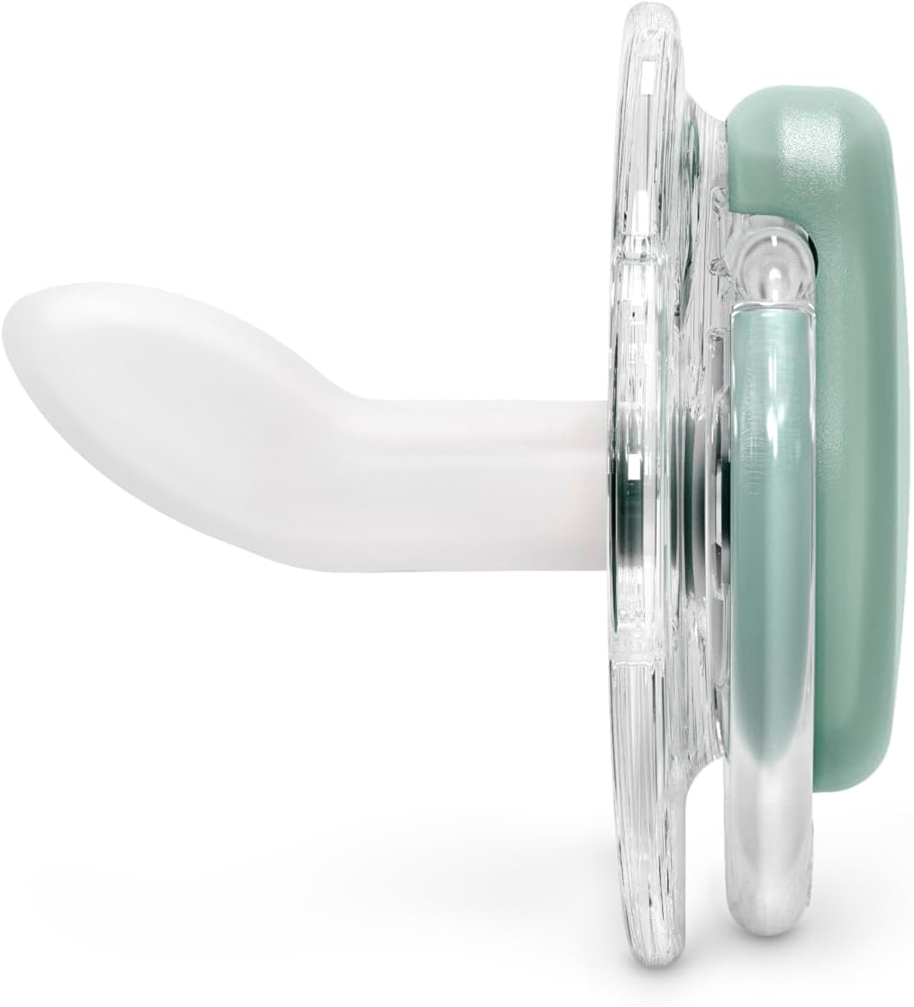 Suavinex Premium Soother with SX Pro Silicone Anatomical Teat for 6-18 Months Babies, Bonhomia Owl Green image number 2