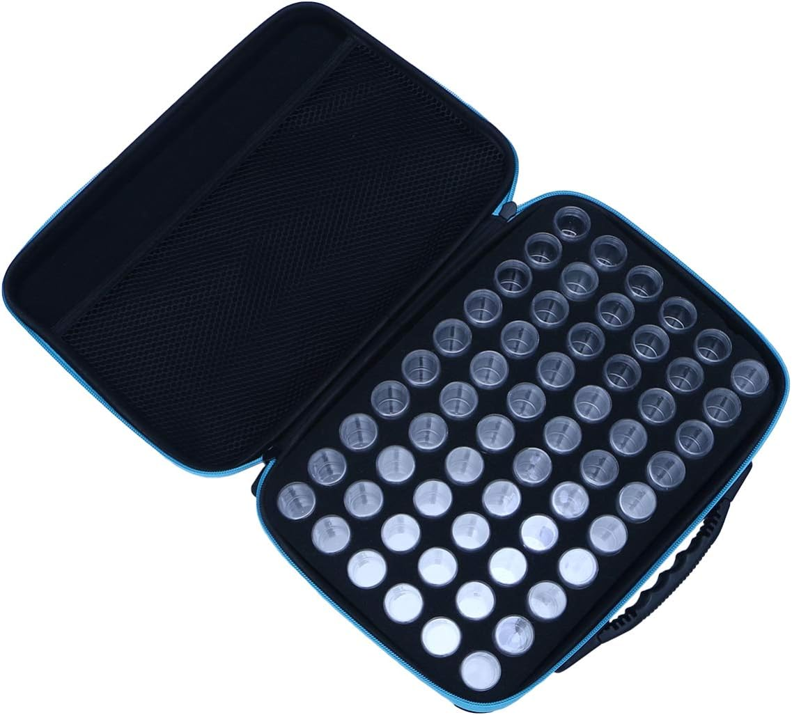 Baluue Travel Toiletries Bottles Case Slots Essential Oil Storage Box Small Compartments for Beads Earrings Jewelry image number 5