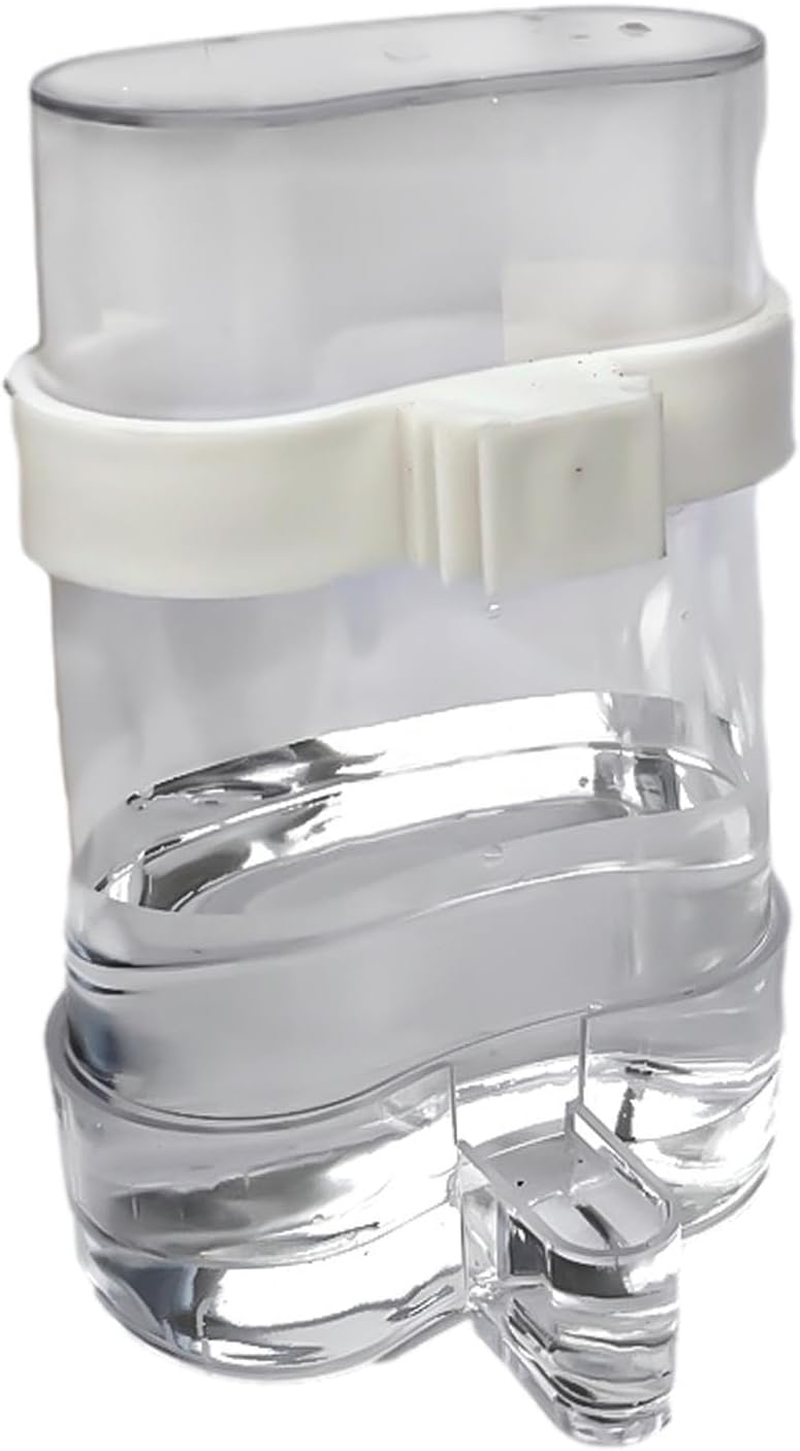Gihioue Automatic Bird Water Dispenser, Automatic Bird Feeder Birds Water Dispenser, Harmless Pet Accessories with Clip for Parrots, Budgies, Parakeets