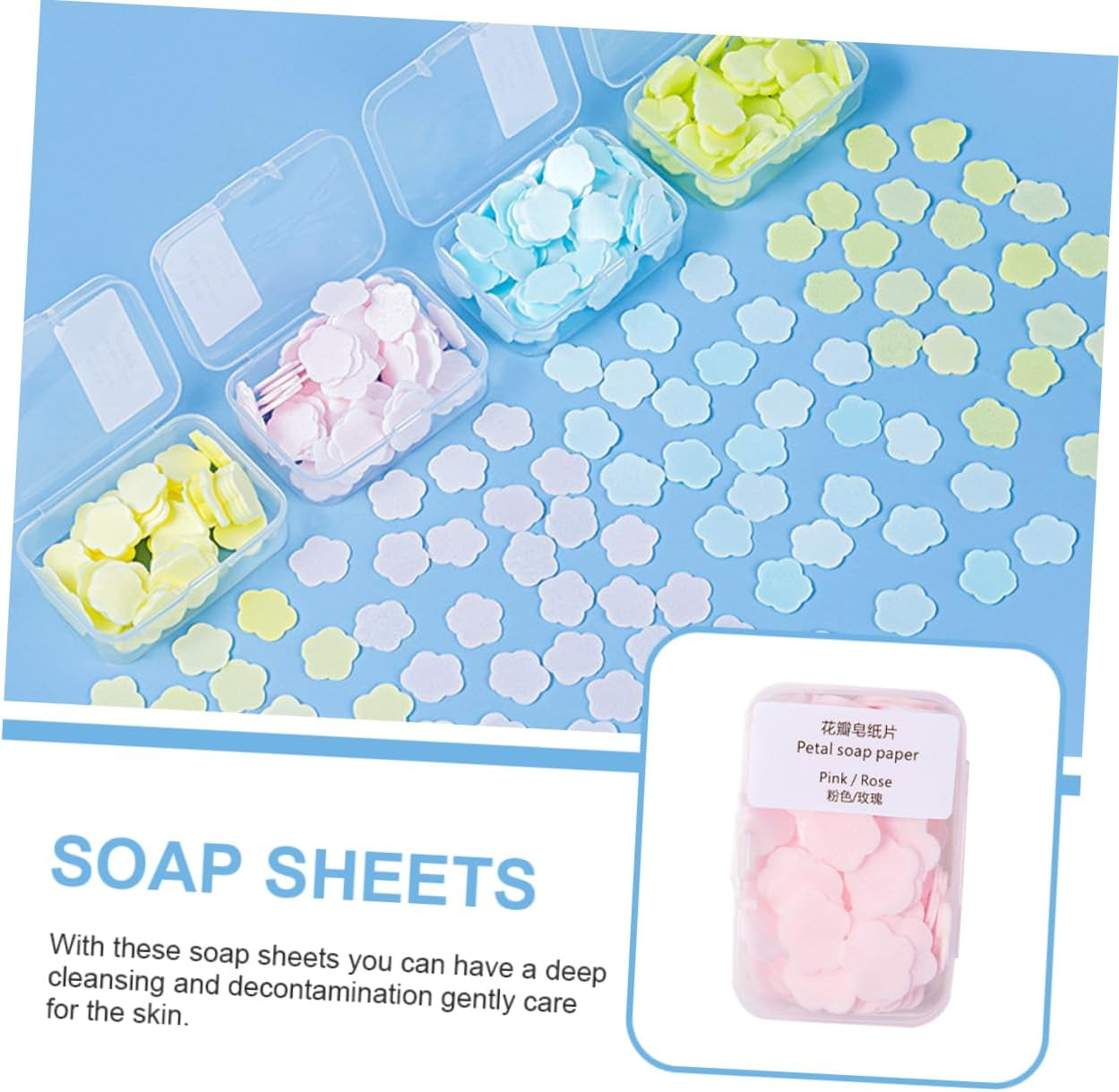 BESPORTBLE Travel Essential of Hand-Washing Soap Outdoor Soap Flakes for Skin Types image number 1