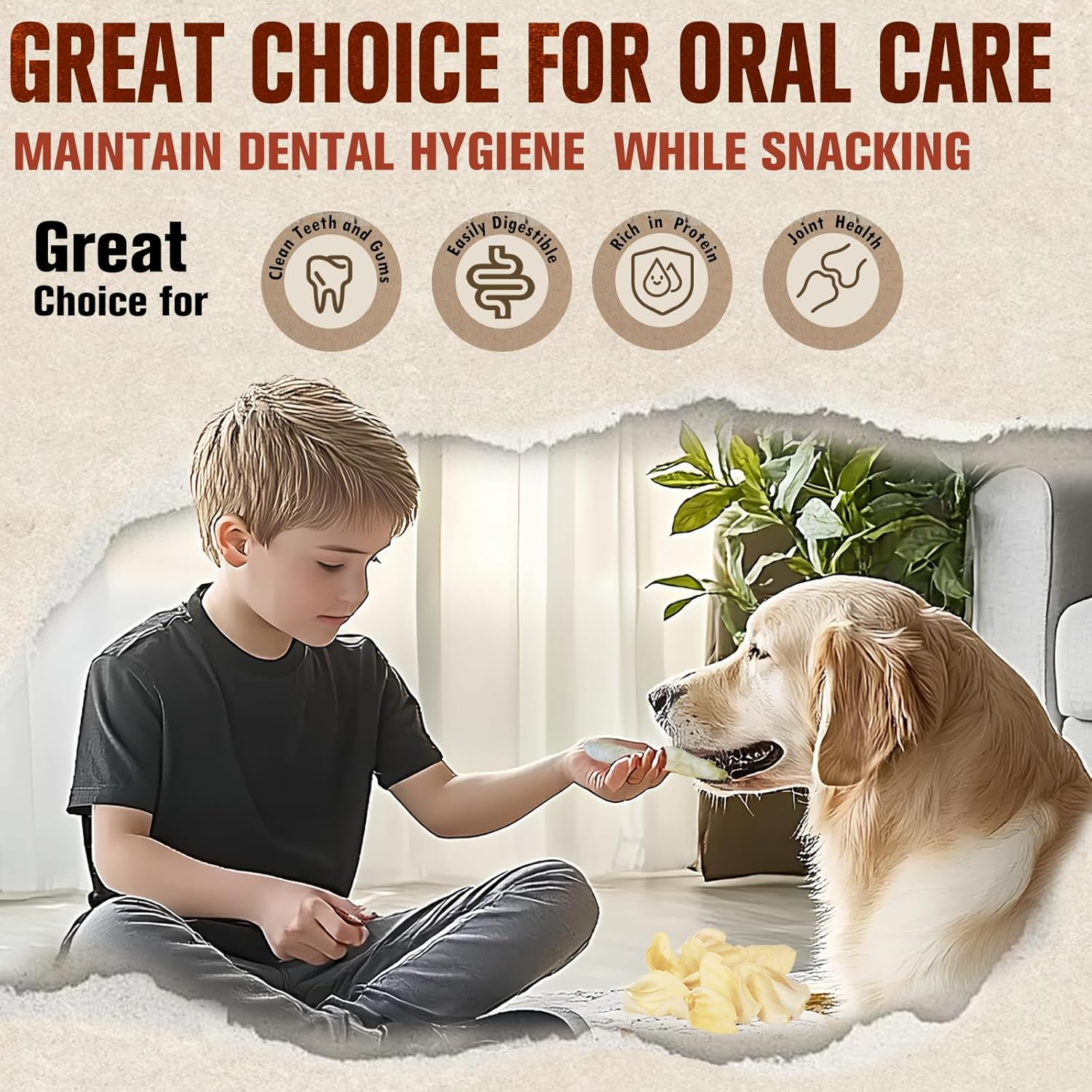 100% Natural Rabbit Ears for Dogs, Thick Cut & All-Natural Whole Ears, 100% Grass Fed Rabbits, Safe Rawhide Alternative Prime Dog Chews image number 3