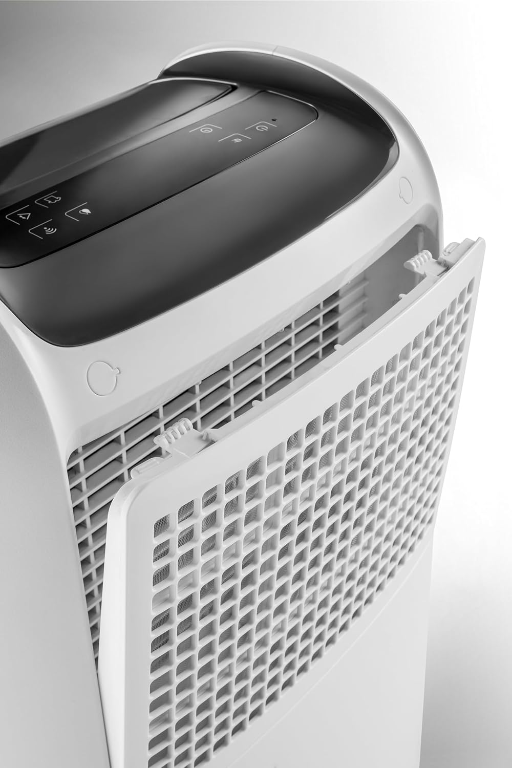 De'Longhi Tasciugo Ariadry Multi Dehumidifier DDSX225W-WH, Portable Dehumidifier with 2-Action Filtration, Dry Function, 25L/Day Moisture Absorption, R290, Removable Transparent Tank, White image number 4