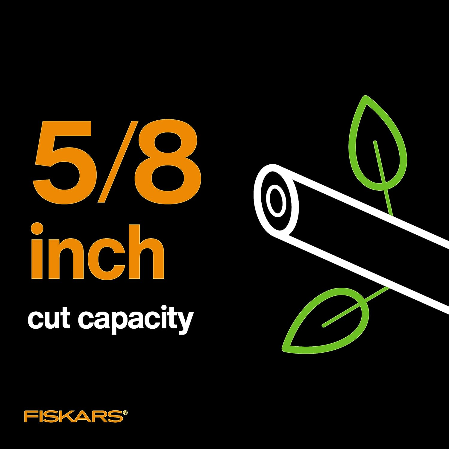Fiskars Bypass Pruning Shears, Branch Cutter with 5/8" Cut Capacity, Garden Shears with Sharp Steel Blade, Rust Resistant, Ergonomic Pruners with Comfort Handle and Safety Lock, Gardening Hand Tools image number 4