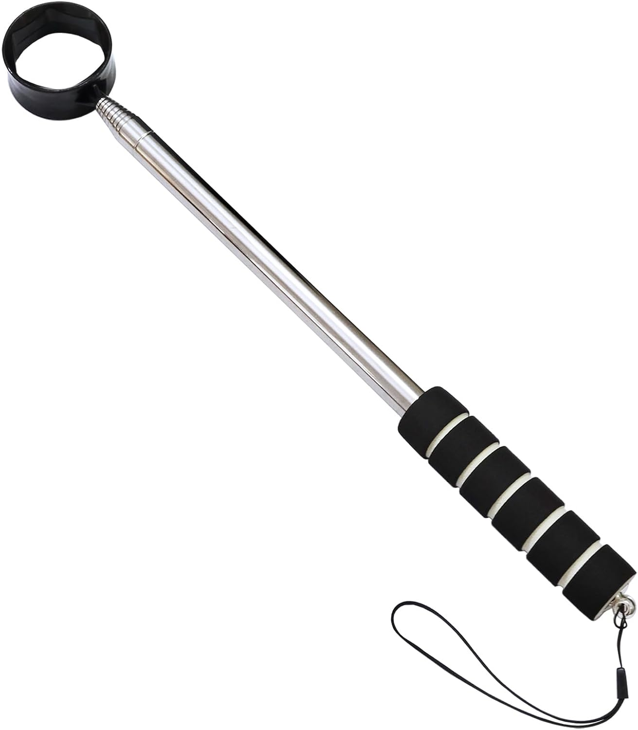9 Feet Aluminum Alloy Golf Ball Retriever Telescopic Black for Water Golf Ball Picker Grabber Golf Accessories image number 4