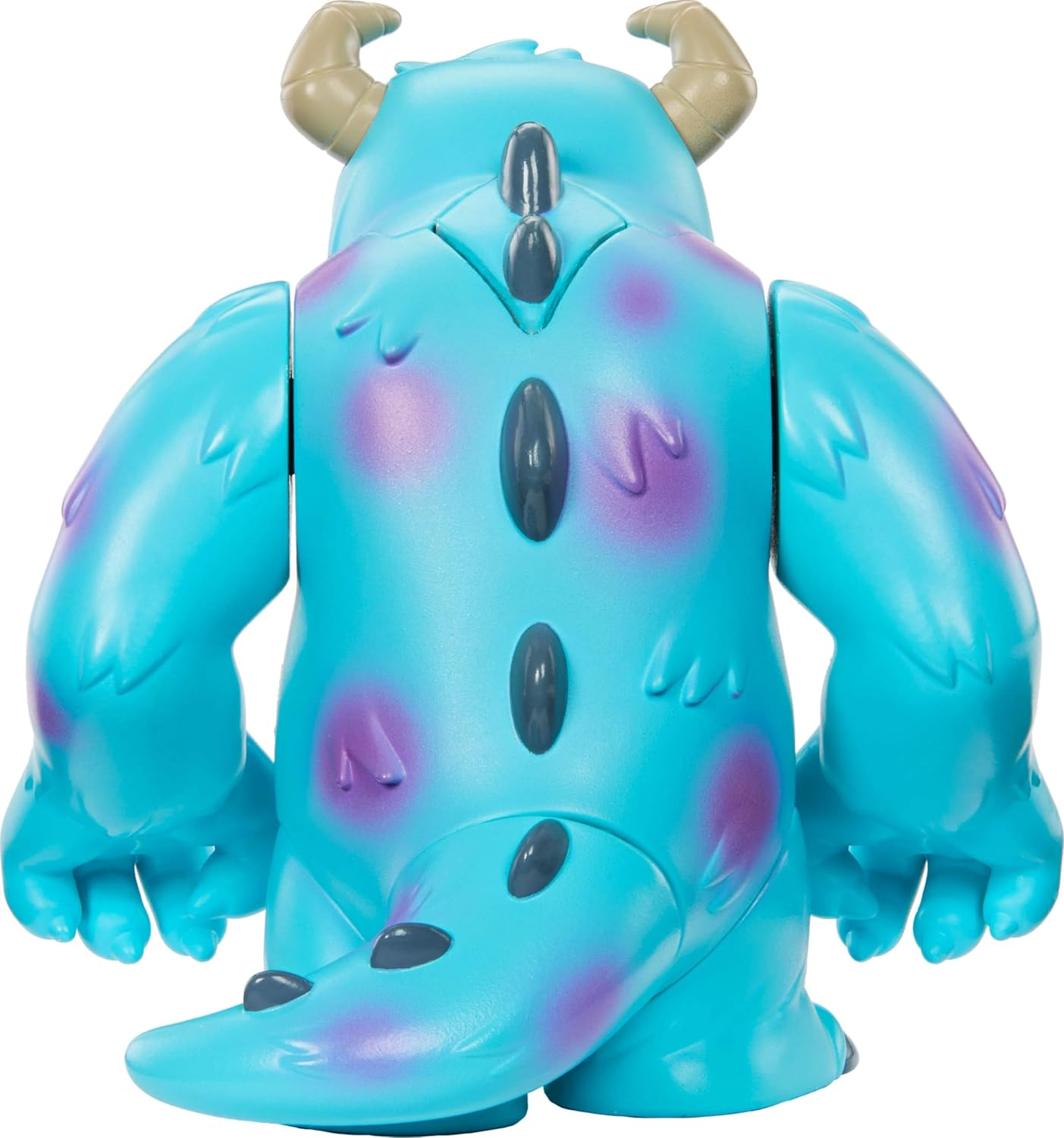 Disney Princess Pixar Click Figs Sulley Monsters Inc., James P Sullivan 3.5-Inch Movie Toy, Pop up Action Arm Move & Scare Face, Clicker Sound