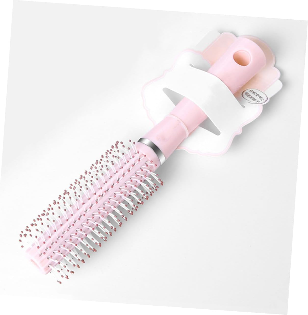 Beaupretty round Styling Brush for Blow Drying with Gentle Scalp Friendly Mini Teeth Curling and Lifting Hair Roller for Women Compact Travel Hairbrush for Fast Hair Setting and Detangling image number 5