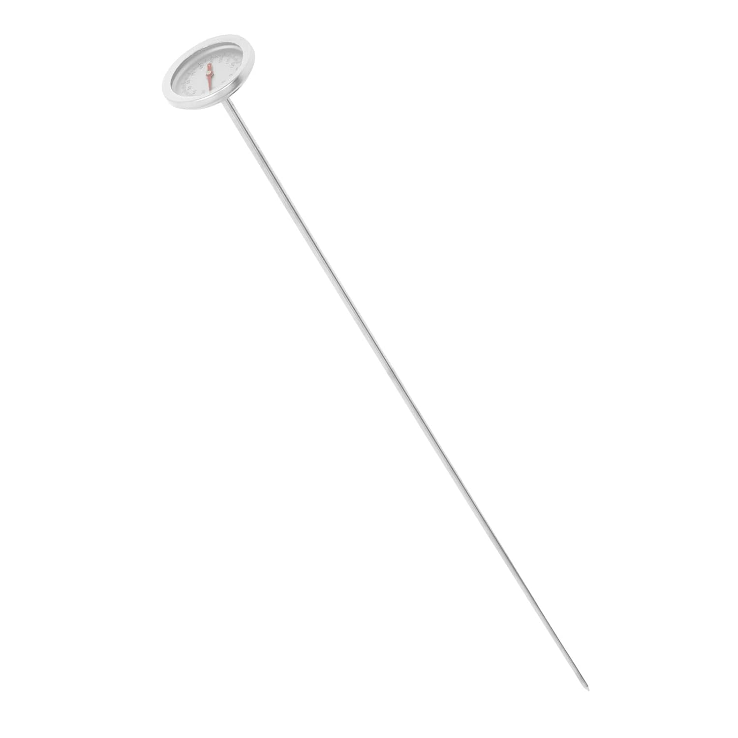 Angoily Reusable Compost Soil Temperature Gauge with Stainless Steel Probe Accurate Readings for Backyard Gardening and Home Composting Portable Long Stem Thermometer for Precise Soil image number 3