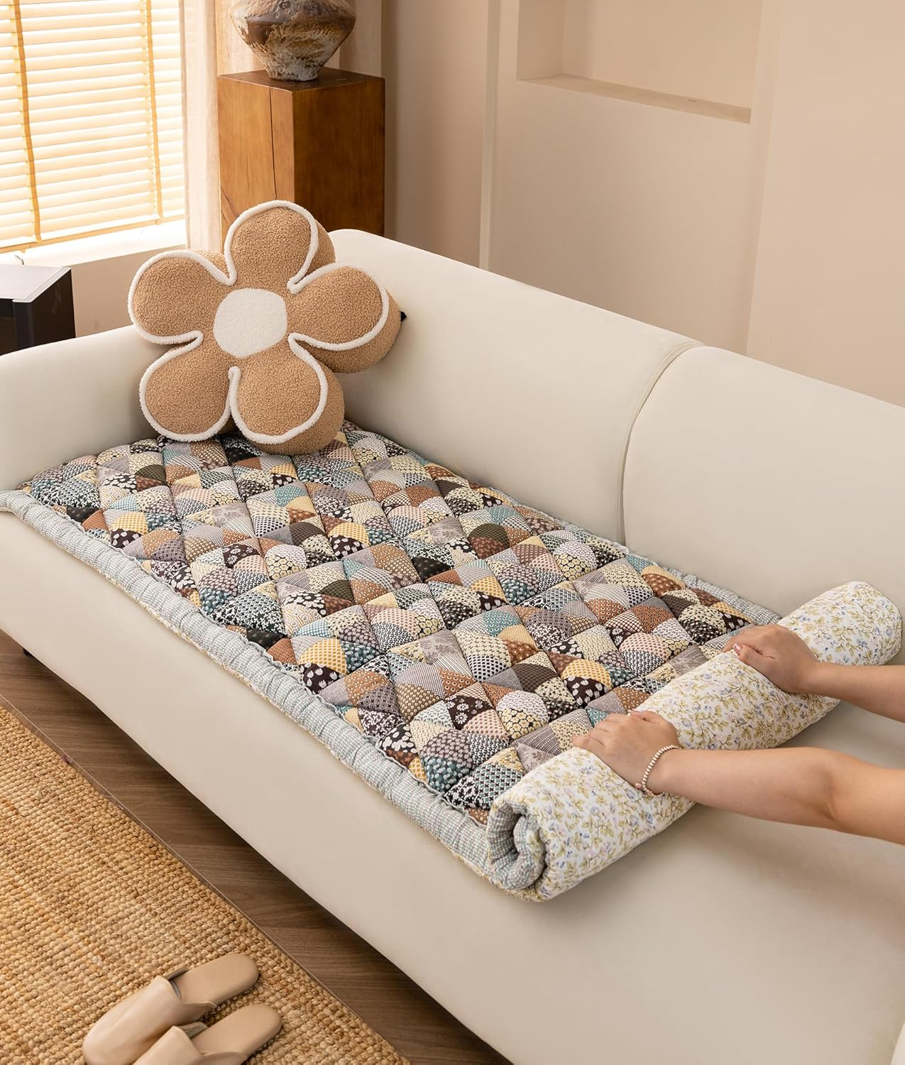 HOMEREFROM Dog Couch Cover Protector, Couch Cover for Dogs Washable Pet Bed Couch Cover, Pet Friendly Sofa Cover for Large Dogs (Grey, 70X210Cm) image number 5