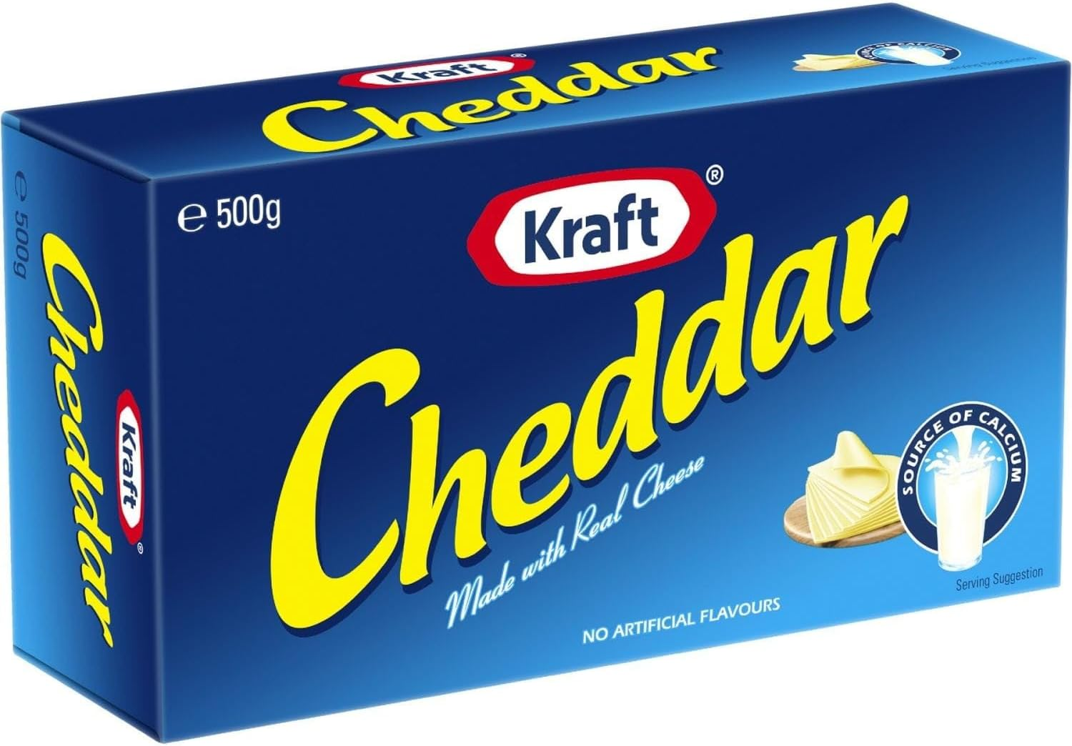 Kraft Cheddar Block Cheese 500 G image number 3