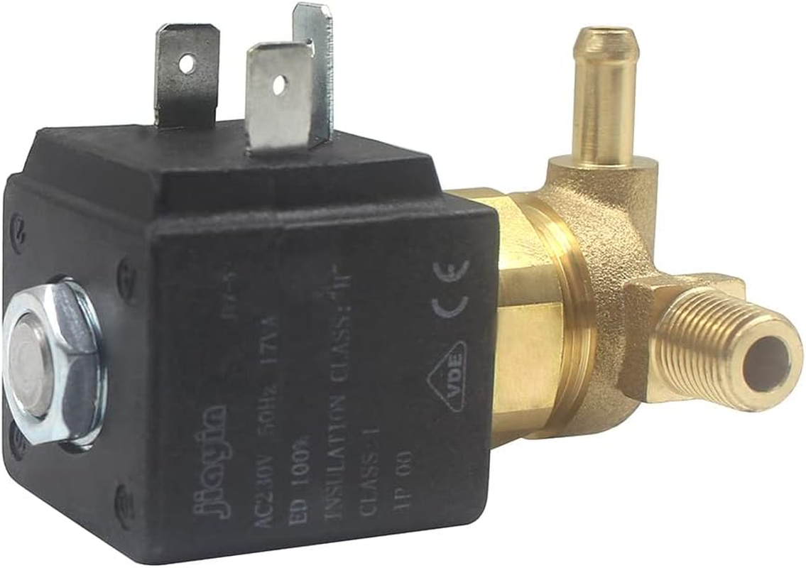 Jiayin JYZ-5 AC 230V 50Hz G1/8" Normally Closed 2 Position 2 Way Steam Generator Iron Gas Solenoid Electromagnetic Water Valve for GC9660 / GC9630 / GC9620 image number 5