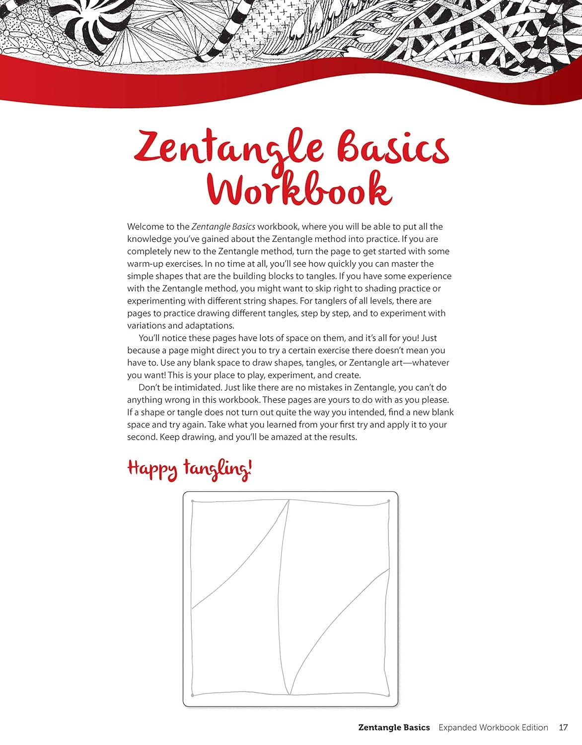 Zentangle Basics, Expanded Workbook Edition image number 1
