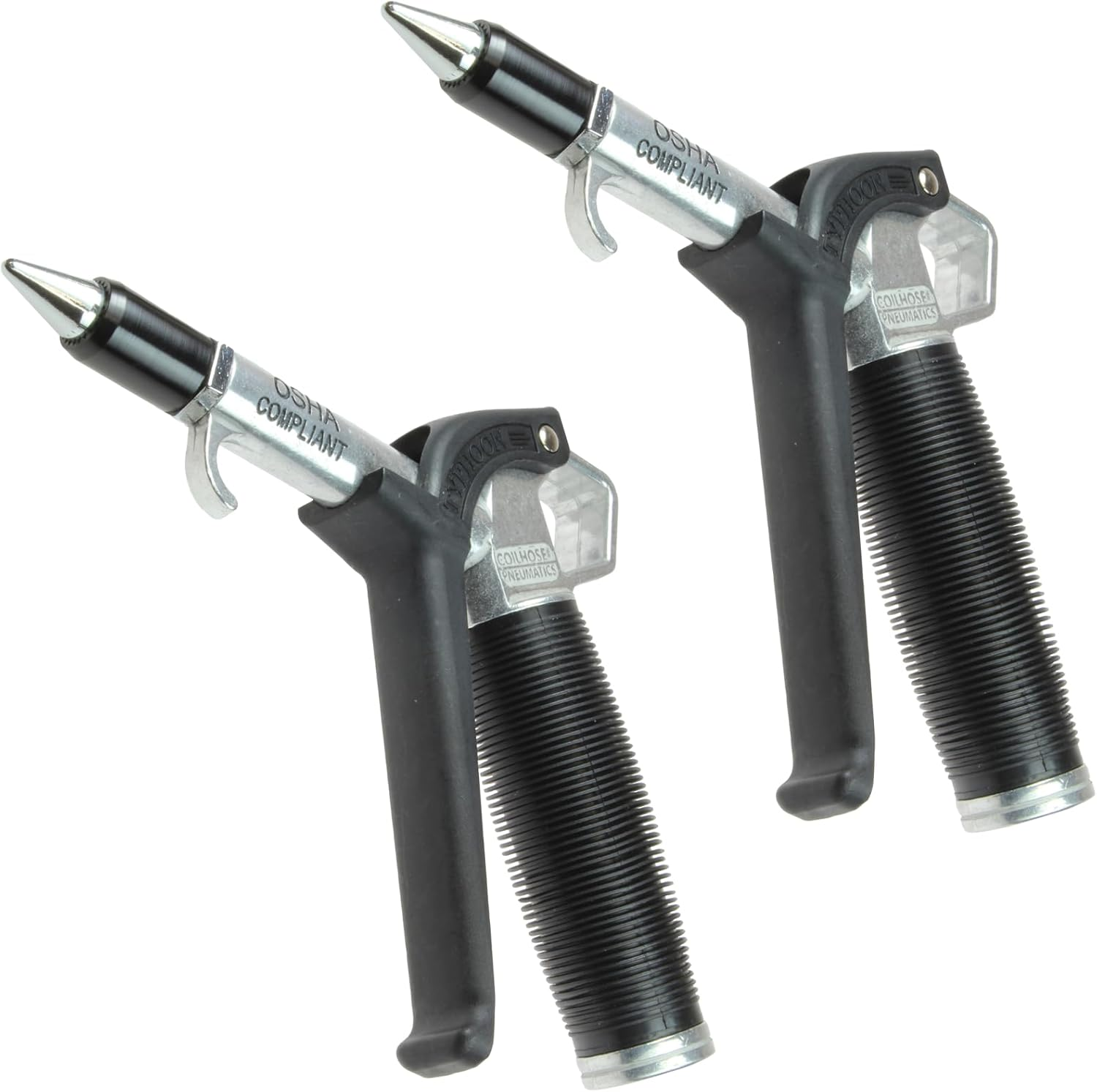Coilhose Typhoon High Volume Blow Gun (1/4-Inch NPT with High Flow Tip (2 Pack))