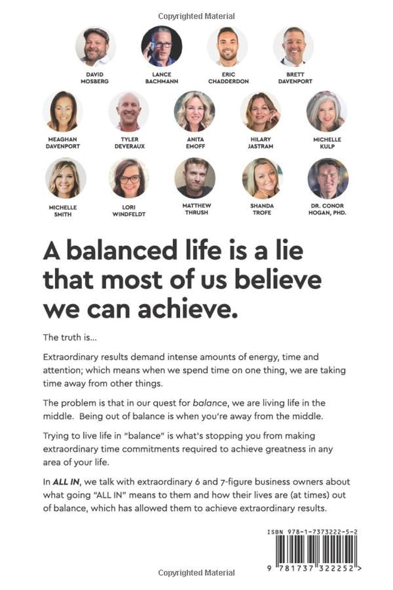 ALL IN: 6 & 7-Figure Entrepreneurs Share Success Secrets for Unlocking the Impossible and Achieving Your Wildest Dreams