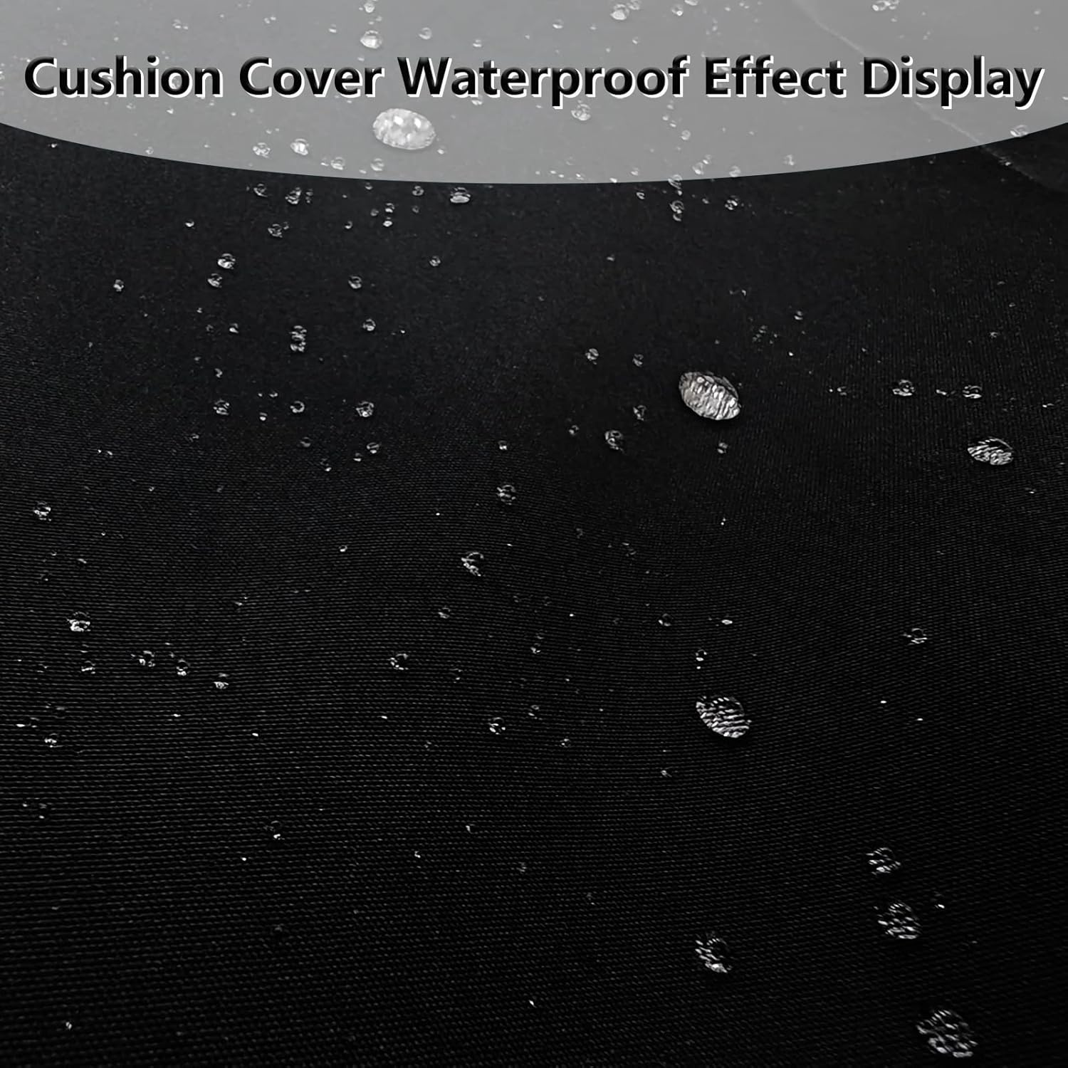 TDHLW Papasan Chair Cushion Covers Only, Outdoor Indoor Cushion Waterproof Slipcover for Papasan Chair Cushion, Removable Zippered Papasan Cushion Cover,Waterproof Dark Gray, Fits a 47-51 Inch image number 6