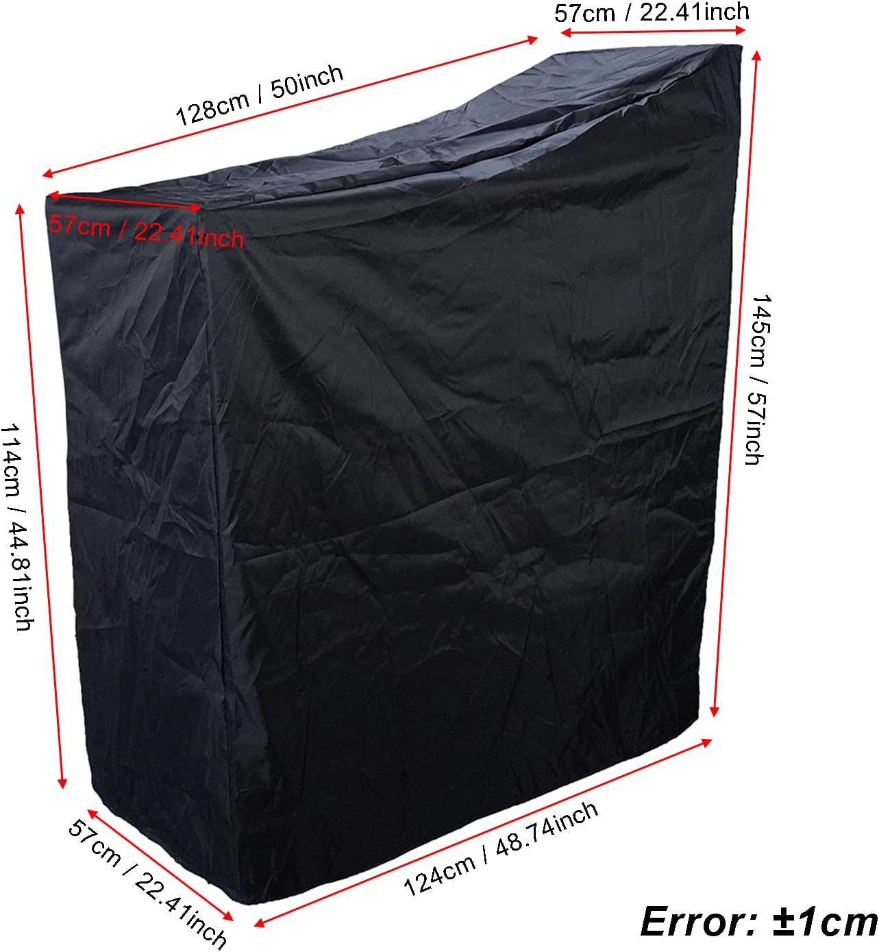 Exercise Bike Cover for Peloton Stationary Bike Upright Indoor Cycling Protective Cover Dustproof Waterproof Sunshine-Proof Out Door Bike Cover Black image number 3